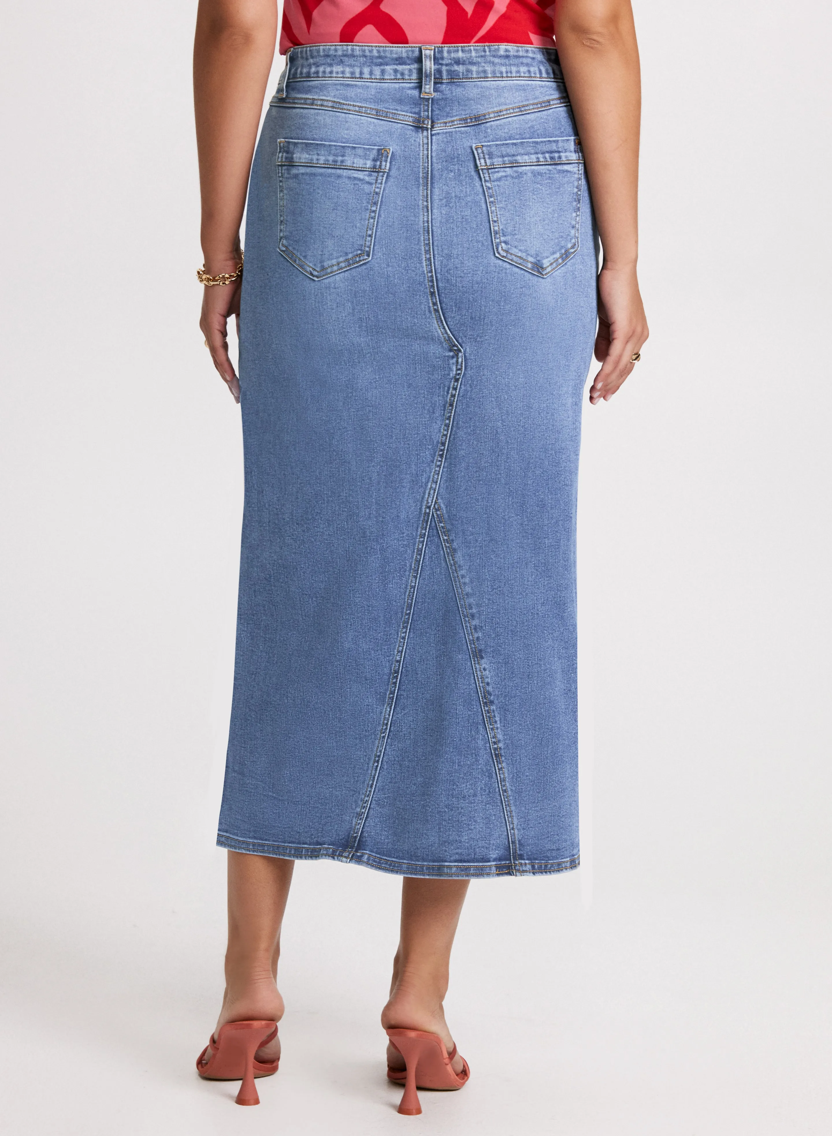 A-Line Denim Skirt sold by Laura product image thumbnail 2