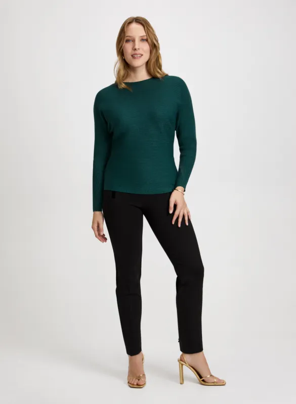 Shimmery Knit Sweater & Bow Detail Pants sold by Laura