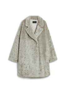 Textured Faux Fur Coat sold by Laura