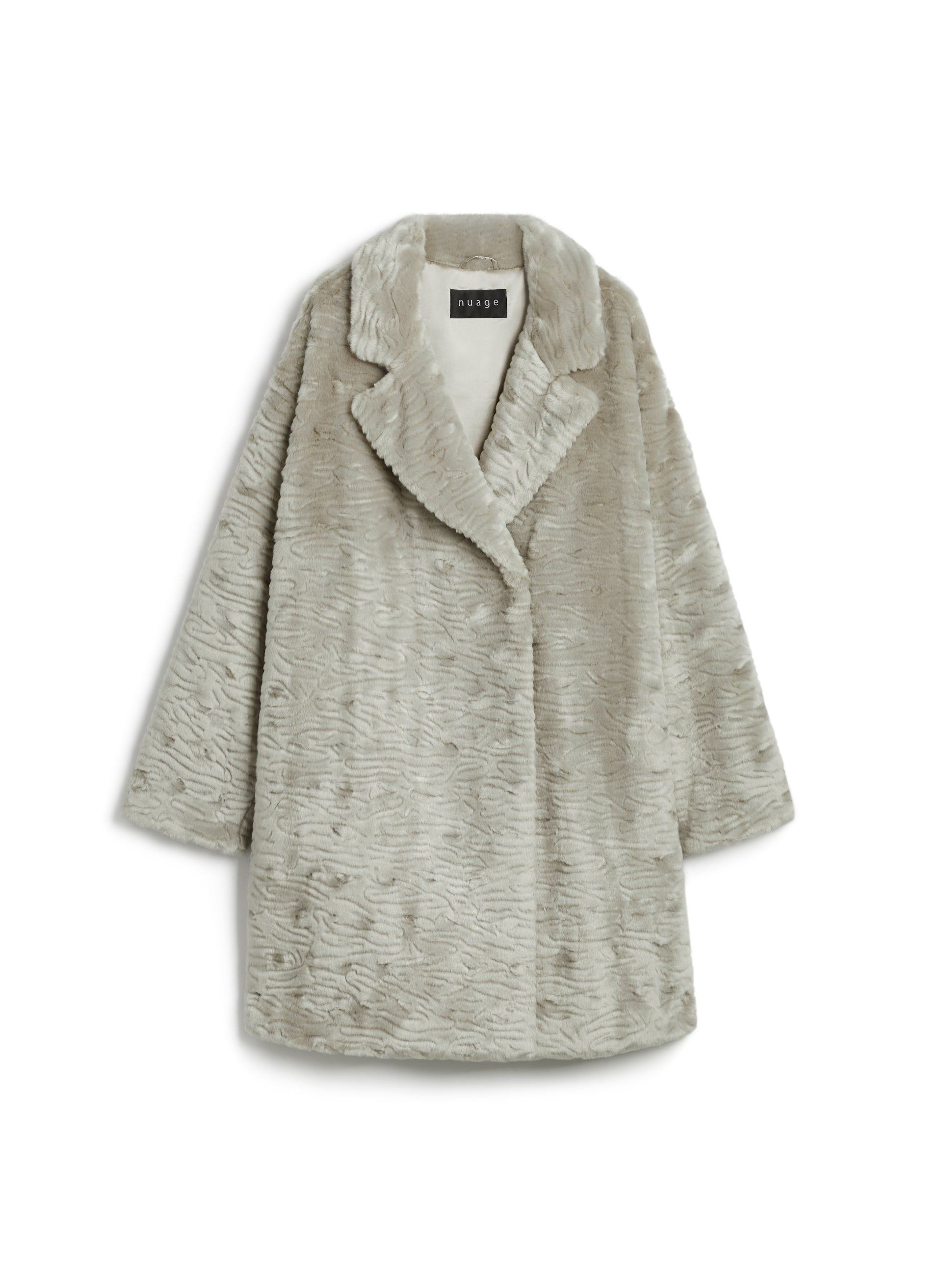 Textured Faux Fur Coat sold by Laura product image thumbnail 5