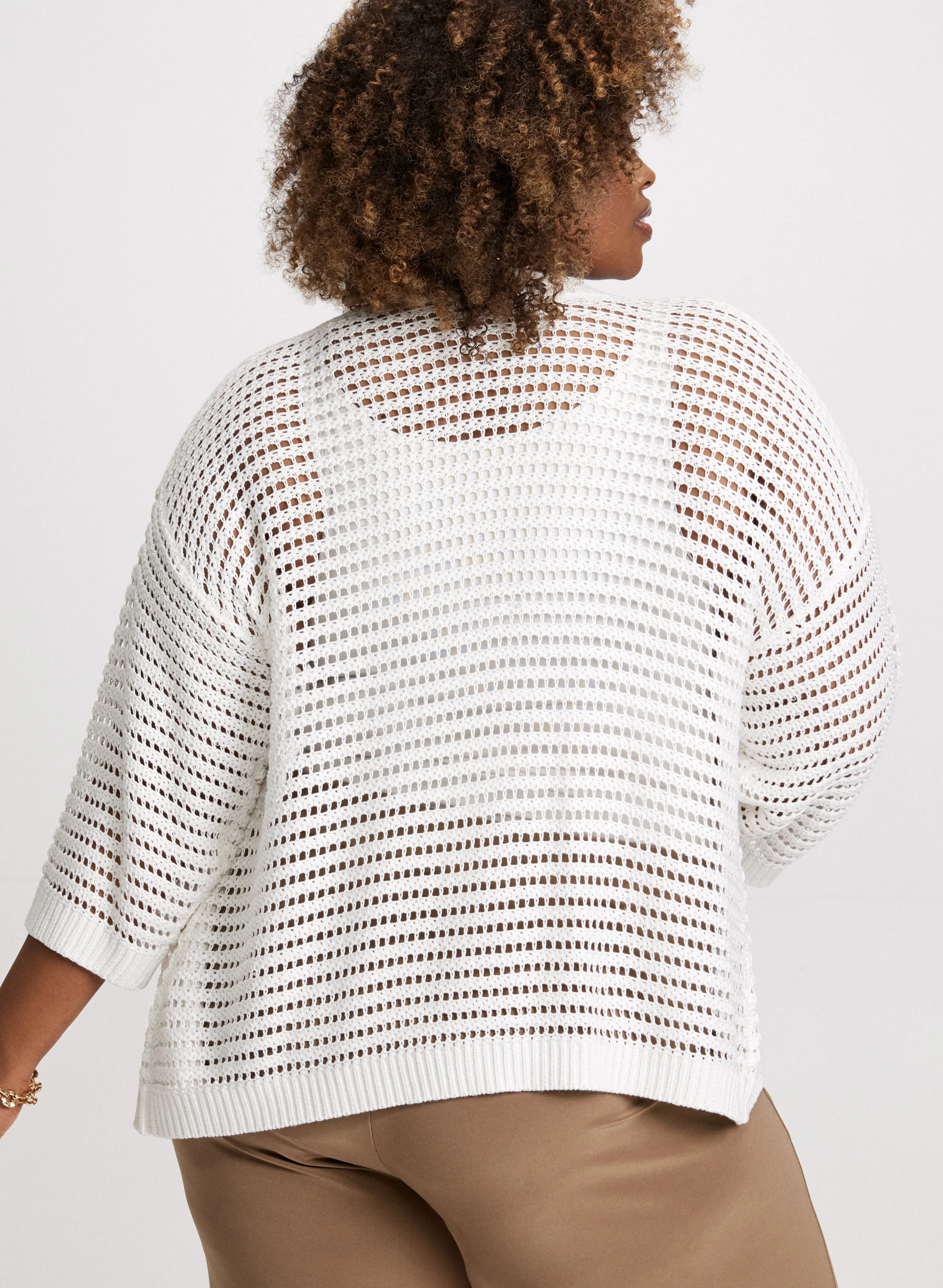 Open Front Knitted Cardigan sold by Laura product image thumbnail 4