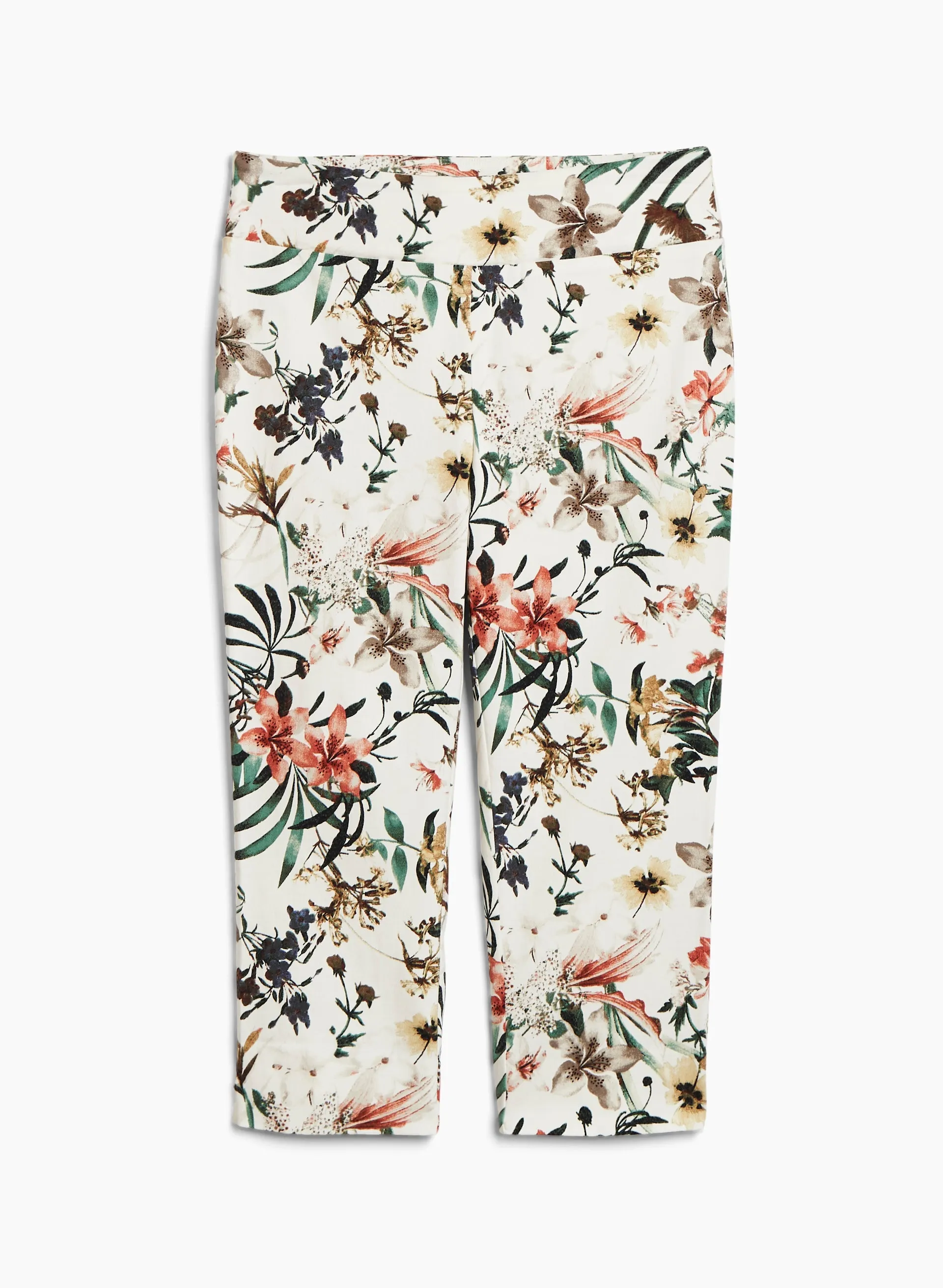 Tropical Print Pull-On Capris sold by Laura product image thumbnail 5