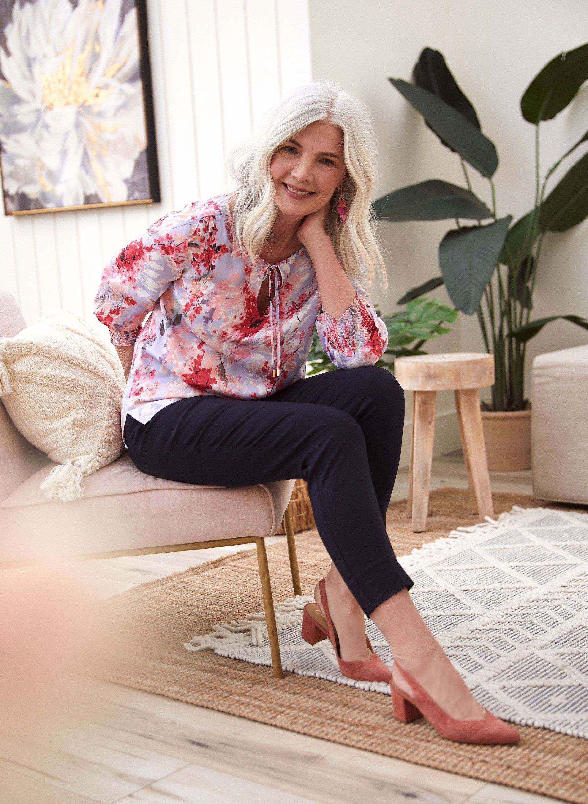 Floral Print Blouse sold by Laura product image thumbnail 3