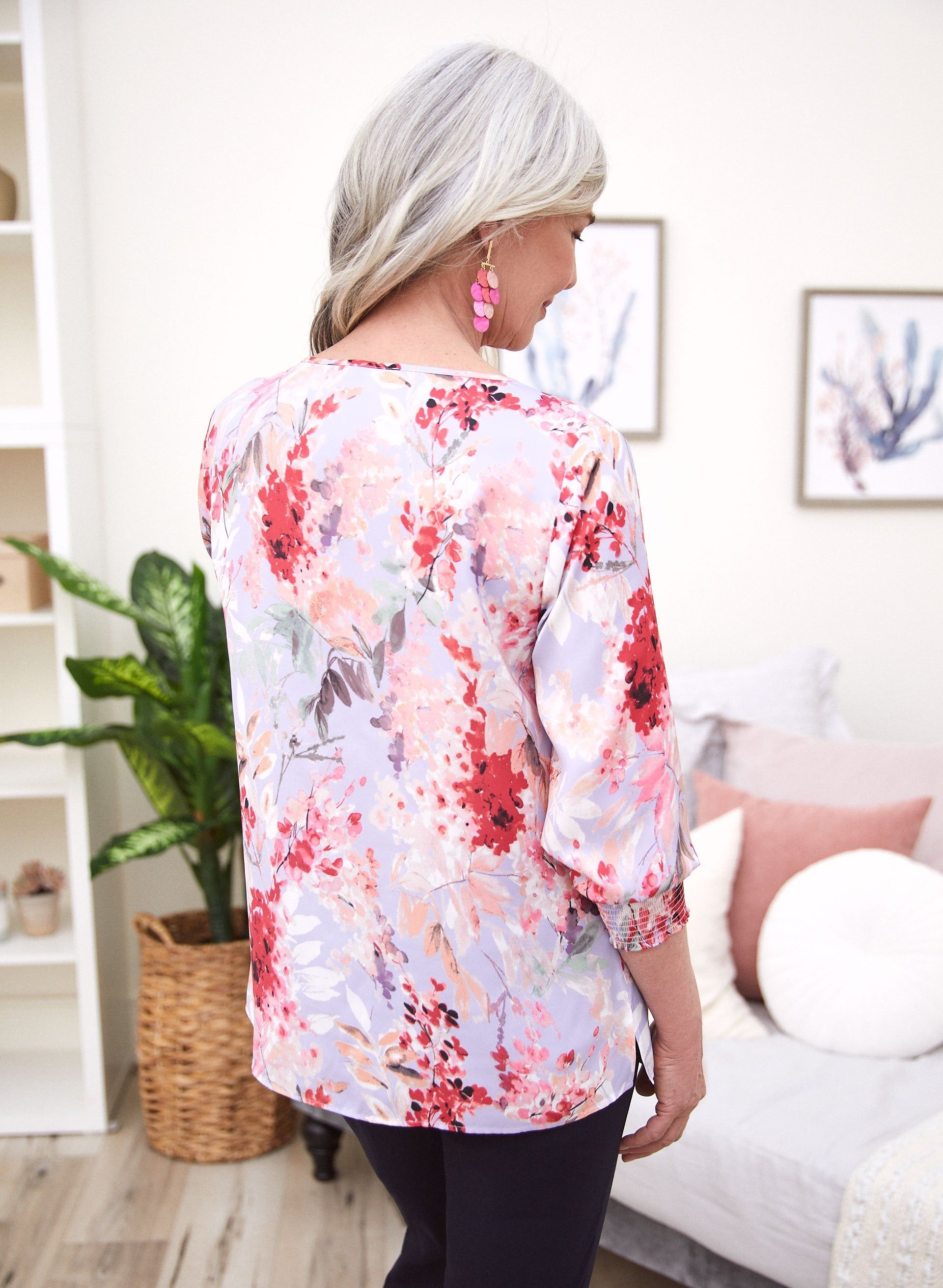 Floral Print Blouse sold by Laura product image thumbnail 4