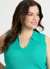 Ribbed Sleeveless Polo sold by Laura