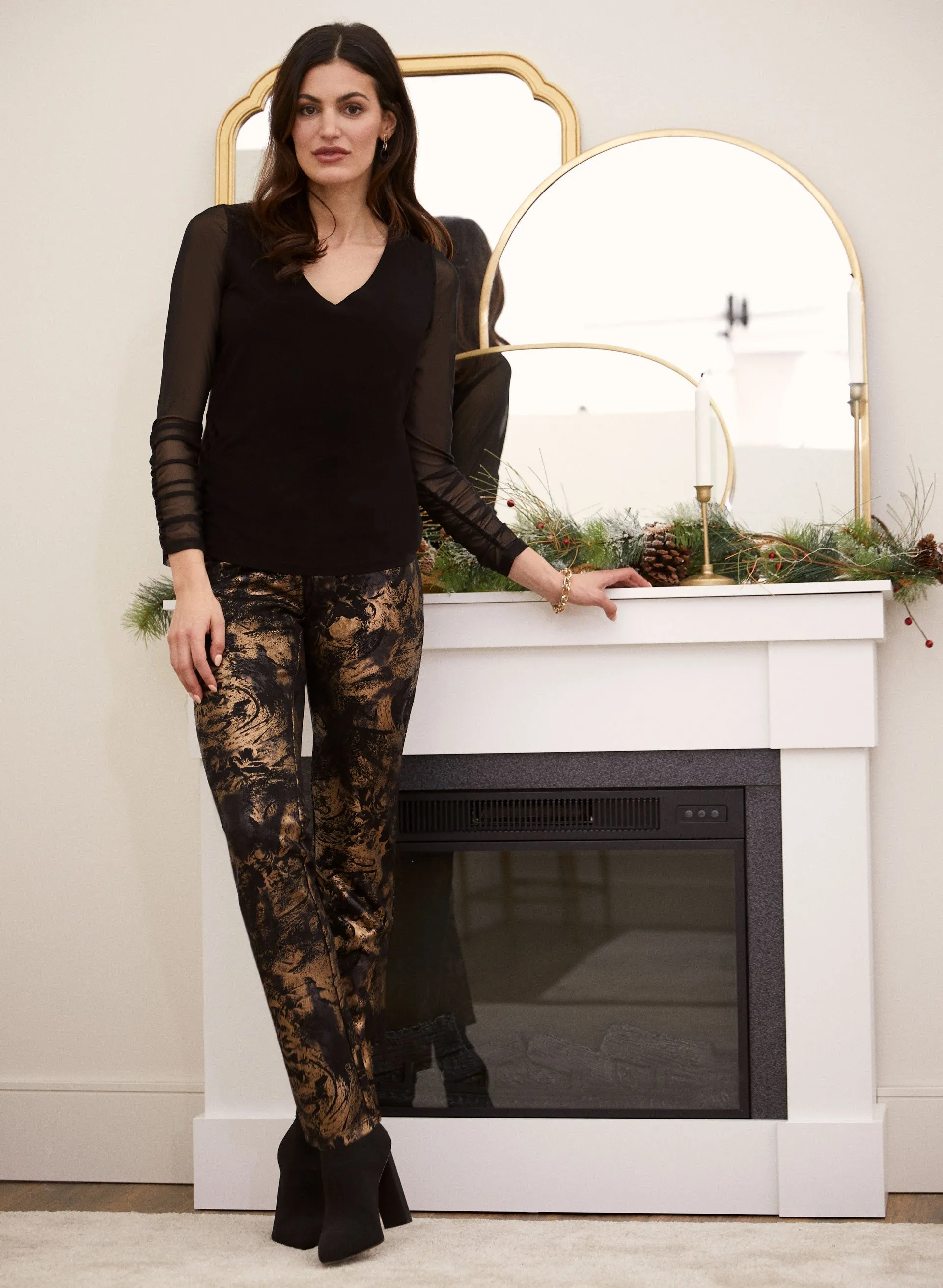 Mesh Sleeve Top sold by Laura product image thumbnail 4