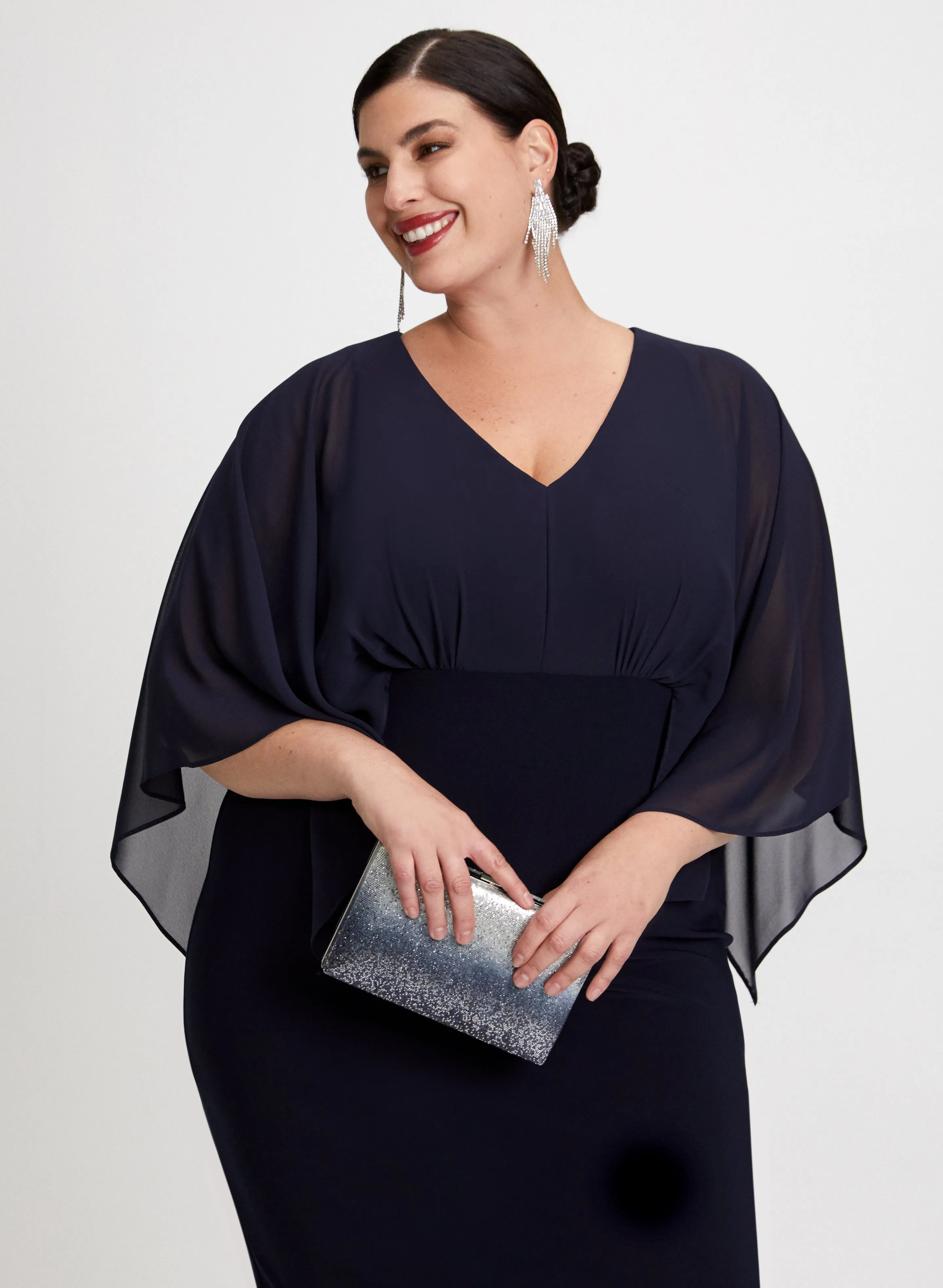 Joseph Ribkoff - Kimono Sleeve Dress sold by Laura product image thumbnail 4