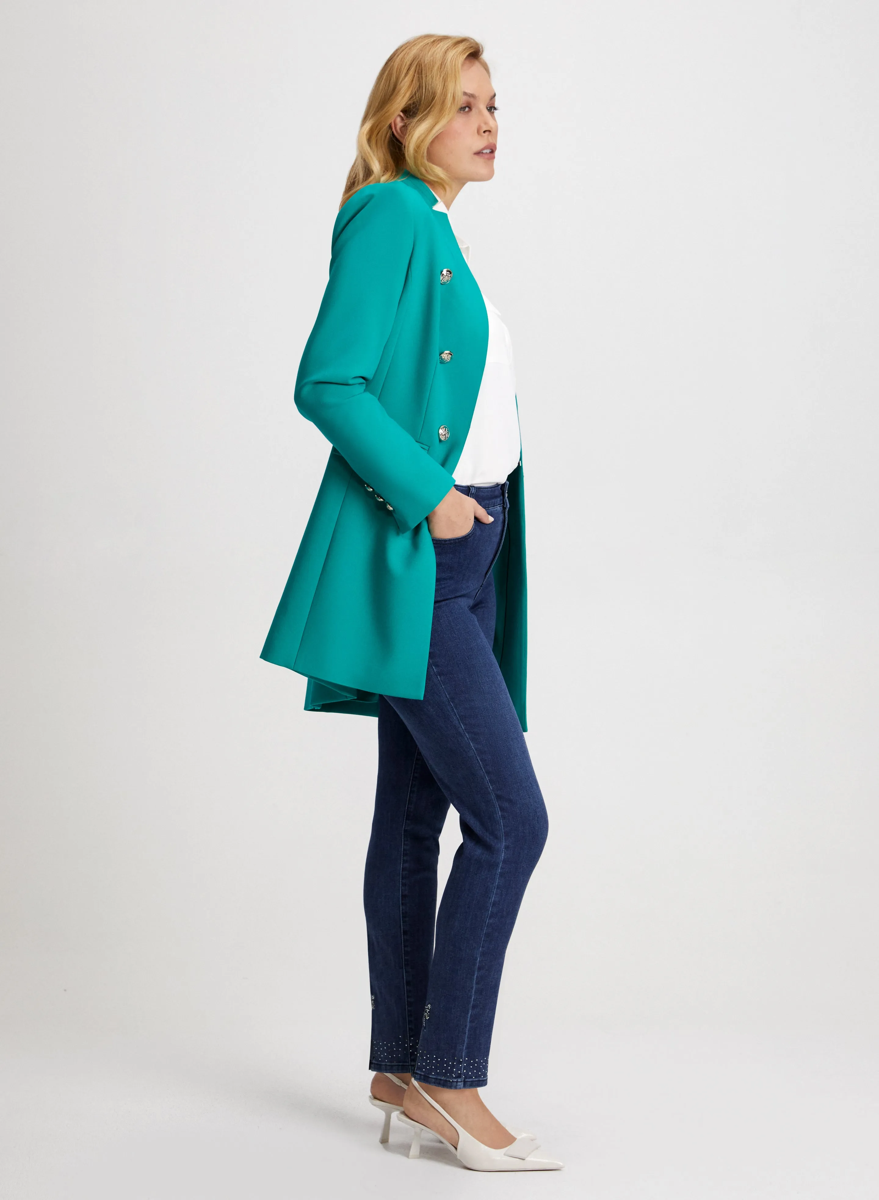 Bow Detail Straight Leg Jeans sold by Laura product image thumbnail 5