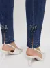 Bow Detail Straight Leg Jeans sold by Laura