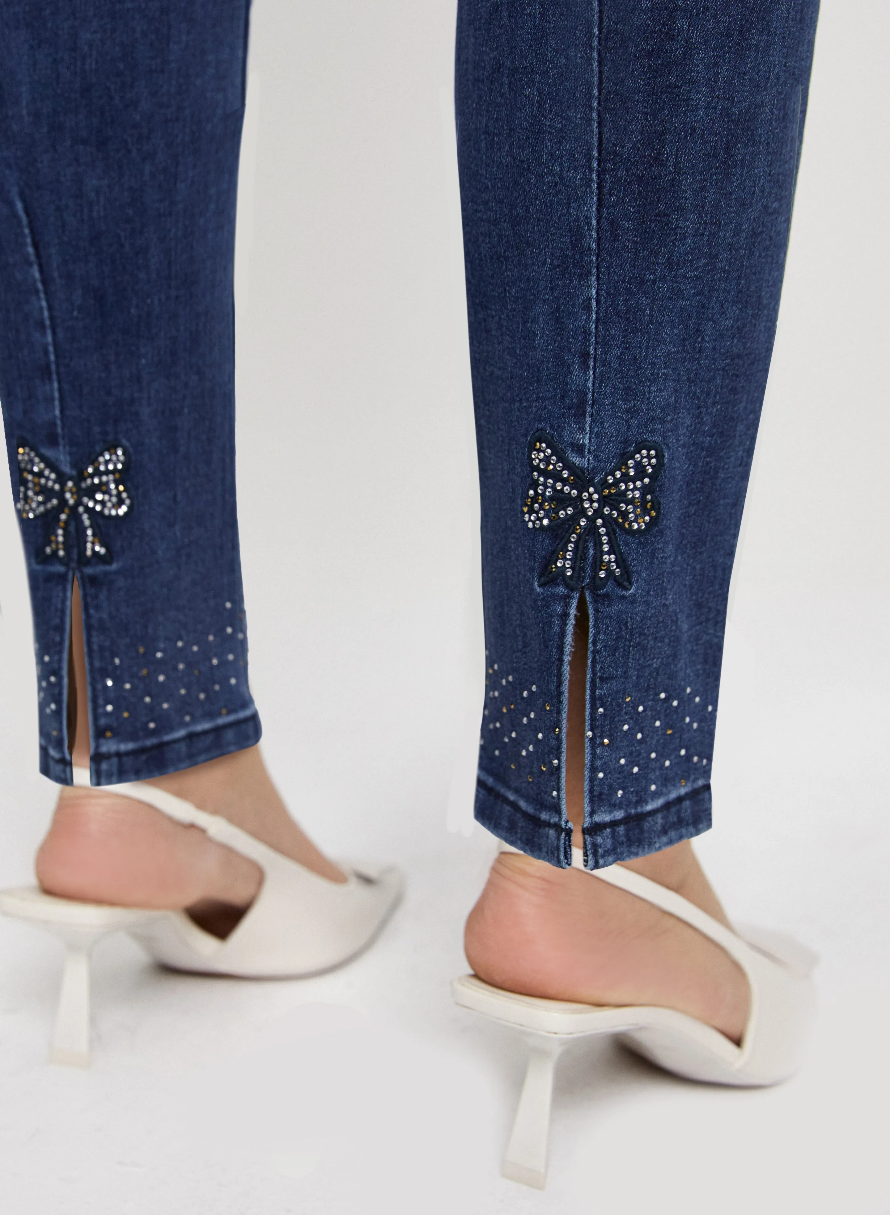 Bow Detail Straight Leg Jeans sold by Laura product image thumbnail 4
