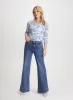 Ruched Side Top & Wide Leg Jeans sold by Laura