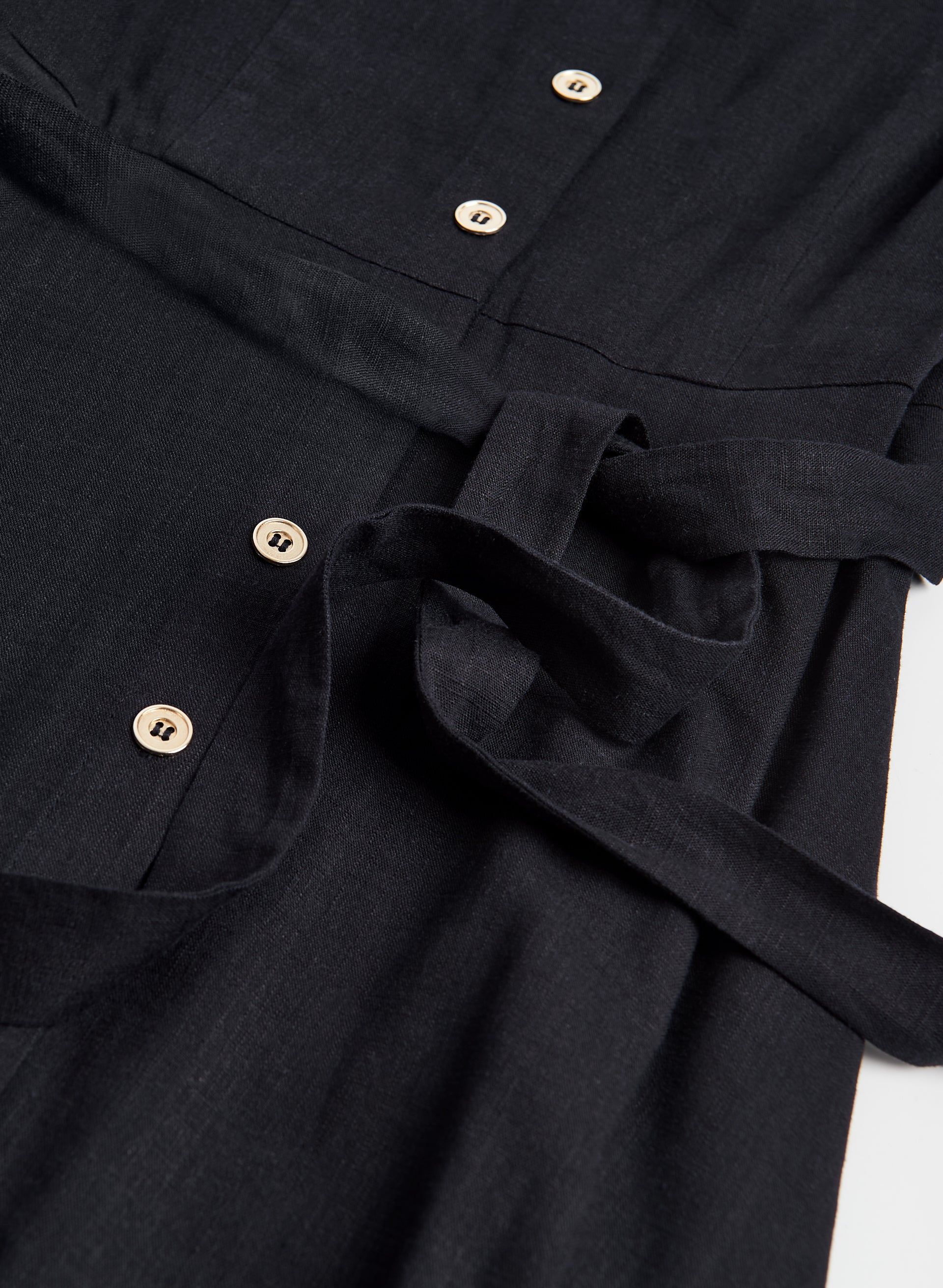 Linen Blend Shirt Dress sold by Laura product image thumbnail 4