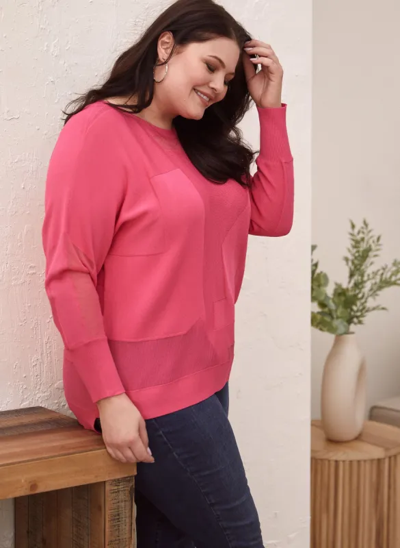 Joseph Ribkoff - Patterned Stitch Sweater sold by Laura