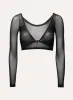 Long Sleeve Mesh Bolero sold by Laura