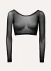 Long Sleeve Mesh Bolero sold by Laura