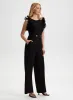 Organza Ruffle Detail Jumpsuit sold by Laura