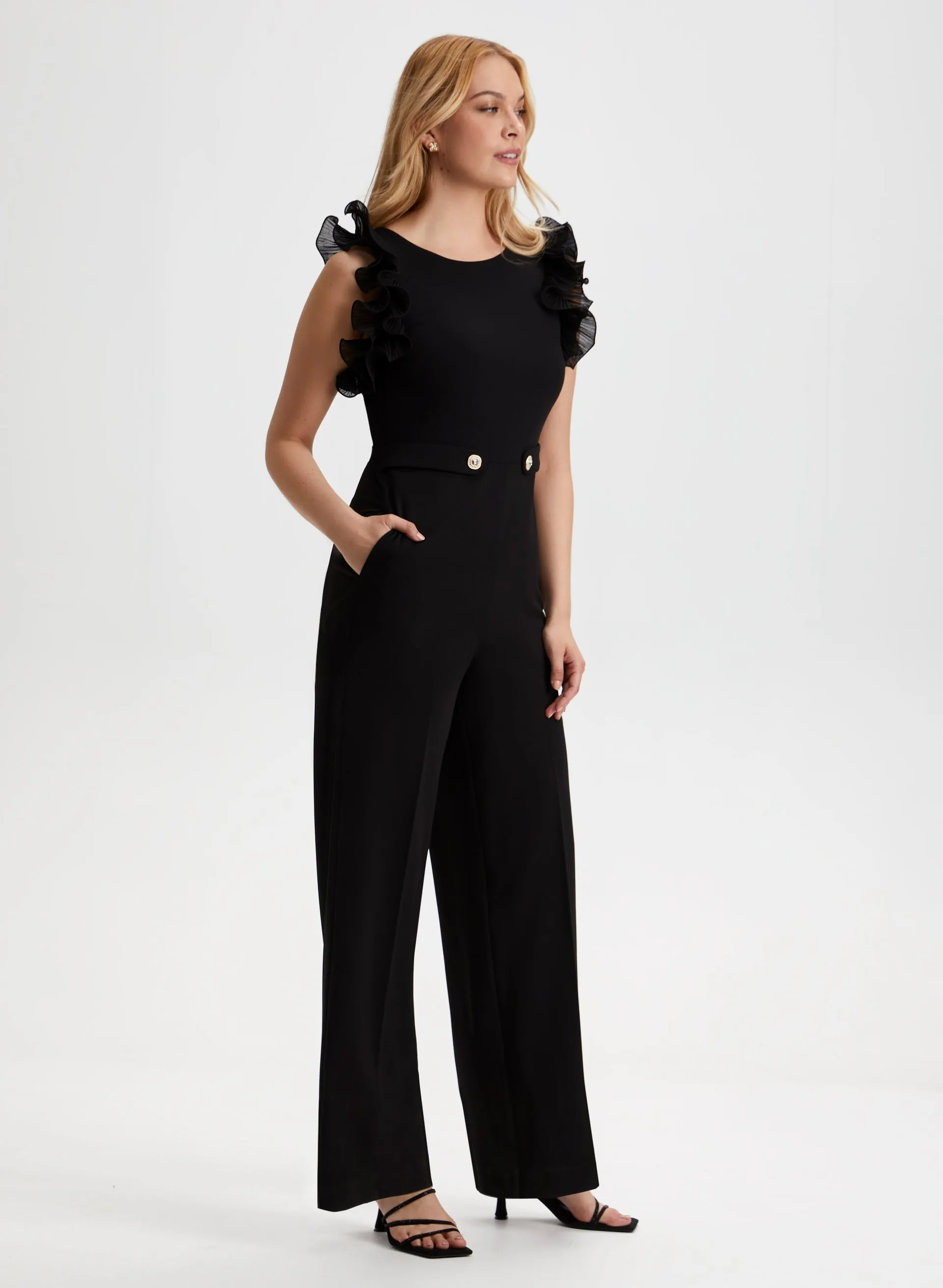Organza Ruffle Detail Jumpsuit sold by Laura product image thumbnail 2