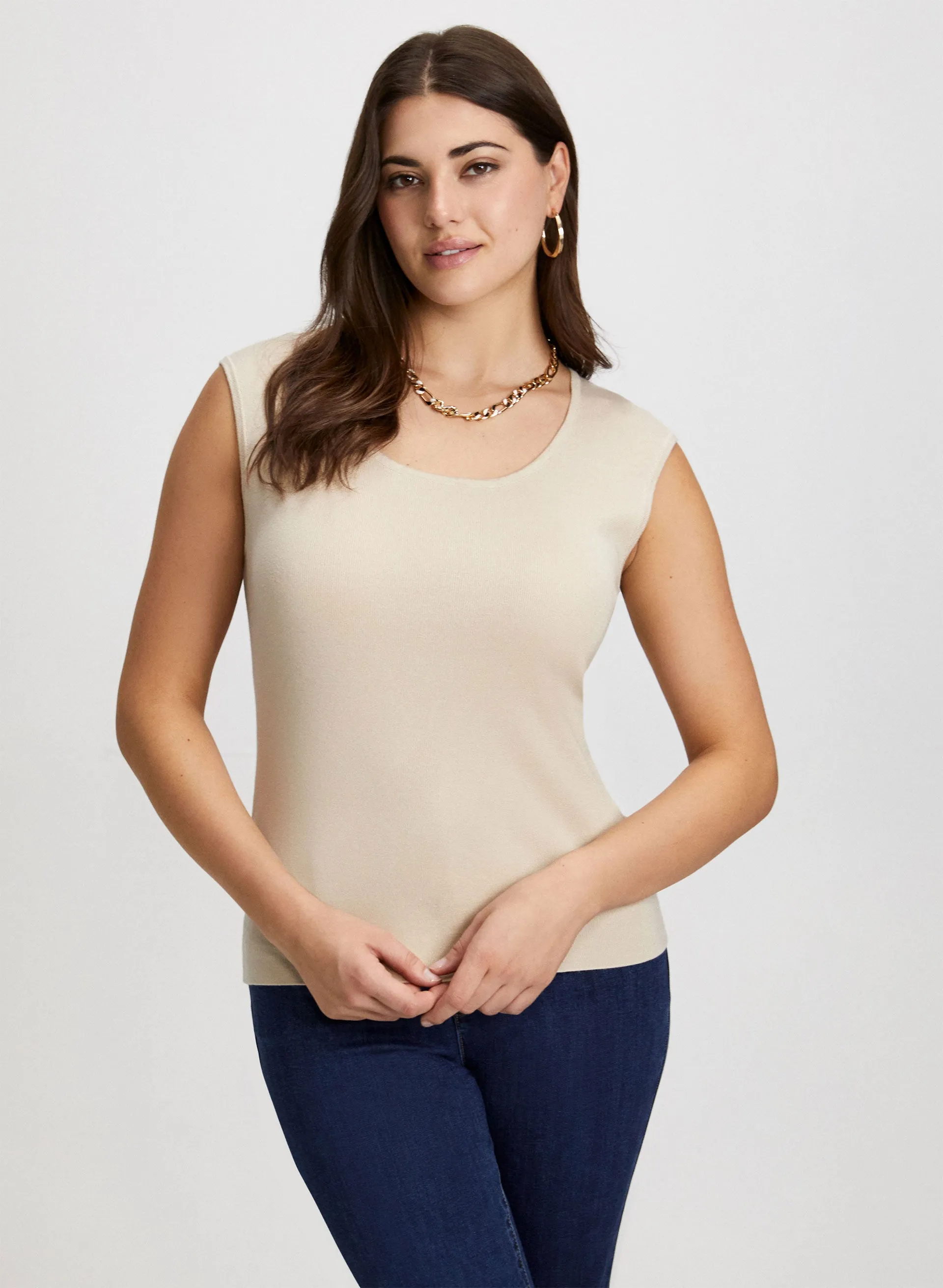 Fitted Cap Sleeve Top sold by Laura