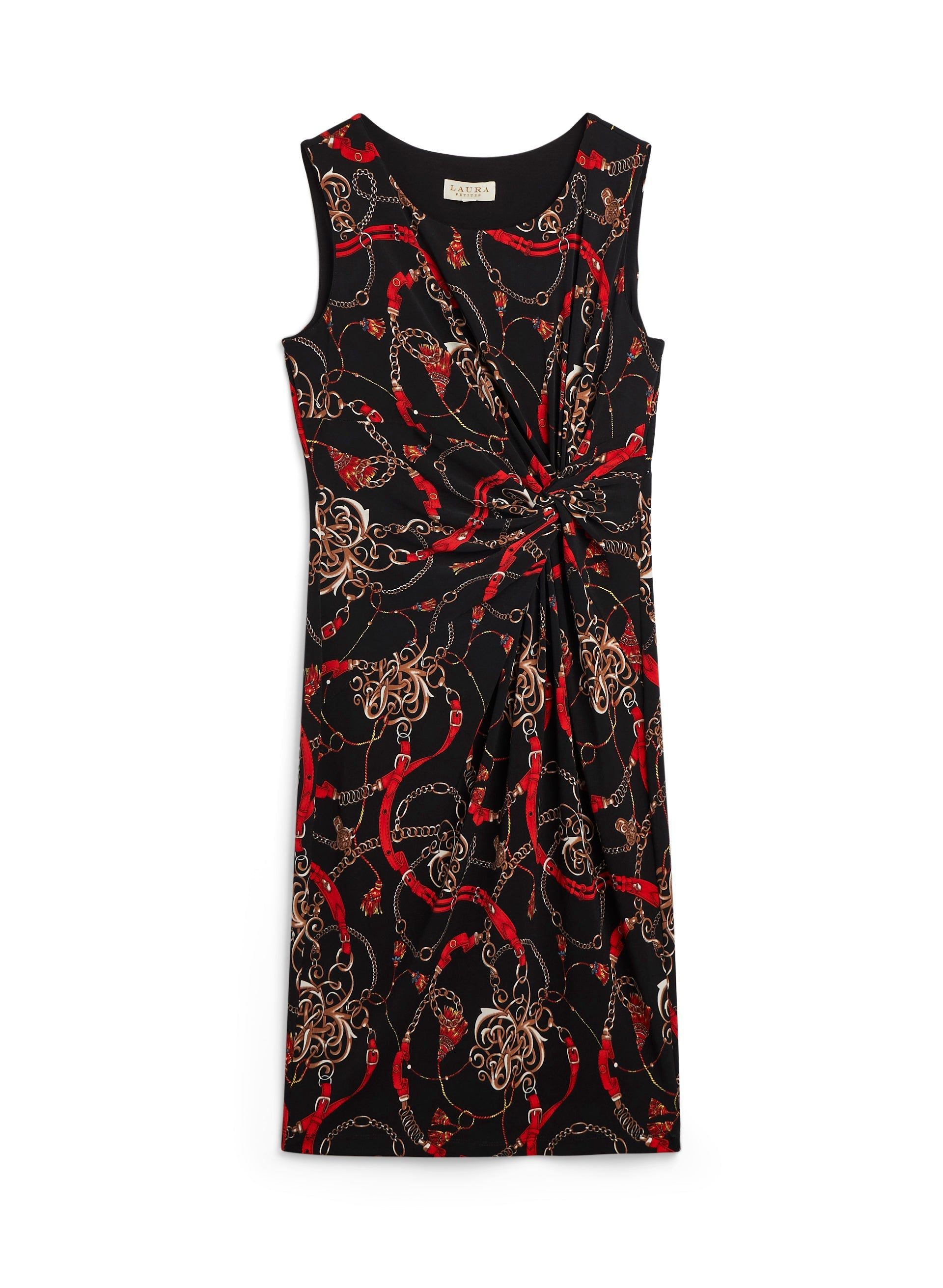 Chain Print Twist Detail Dress sold by Laura product image thumbnail 3