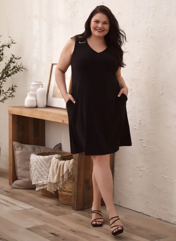 Buckle Detail Fit & Flare Dress sold by Laura