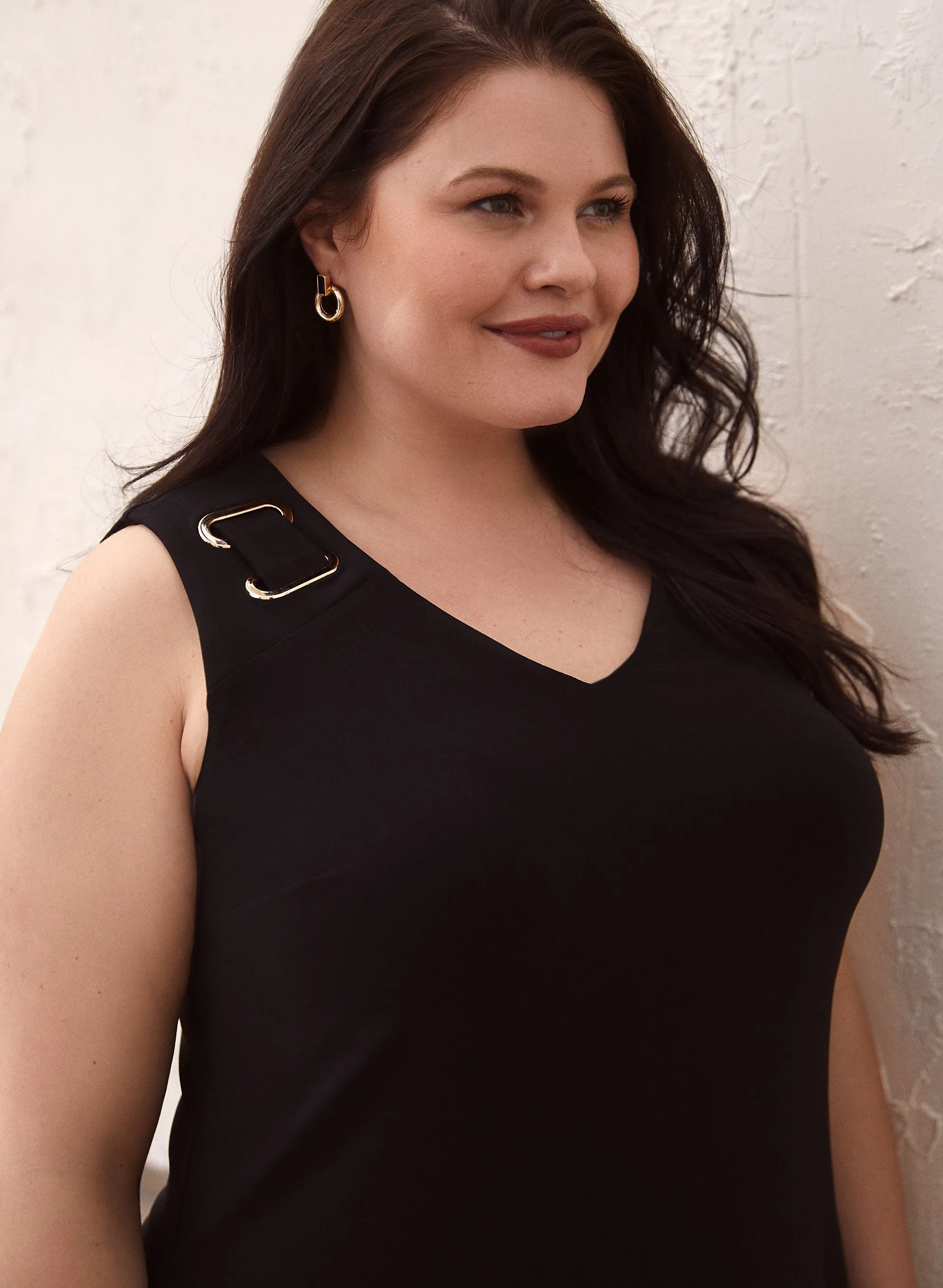 Buckle Detail Fit & Flare Dress sold by Laura product image thumbnail 2