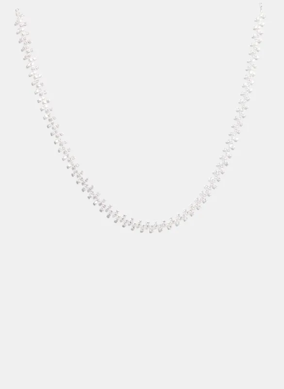 Cubic Zirconia Adjustable Necklace sold by Laura