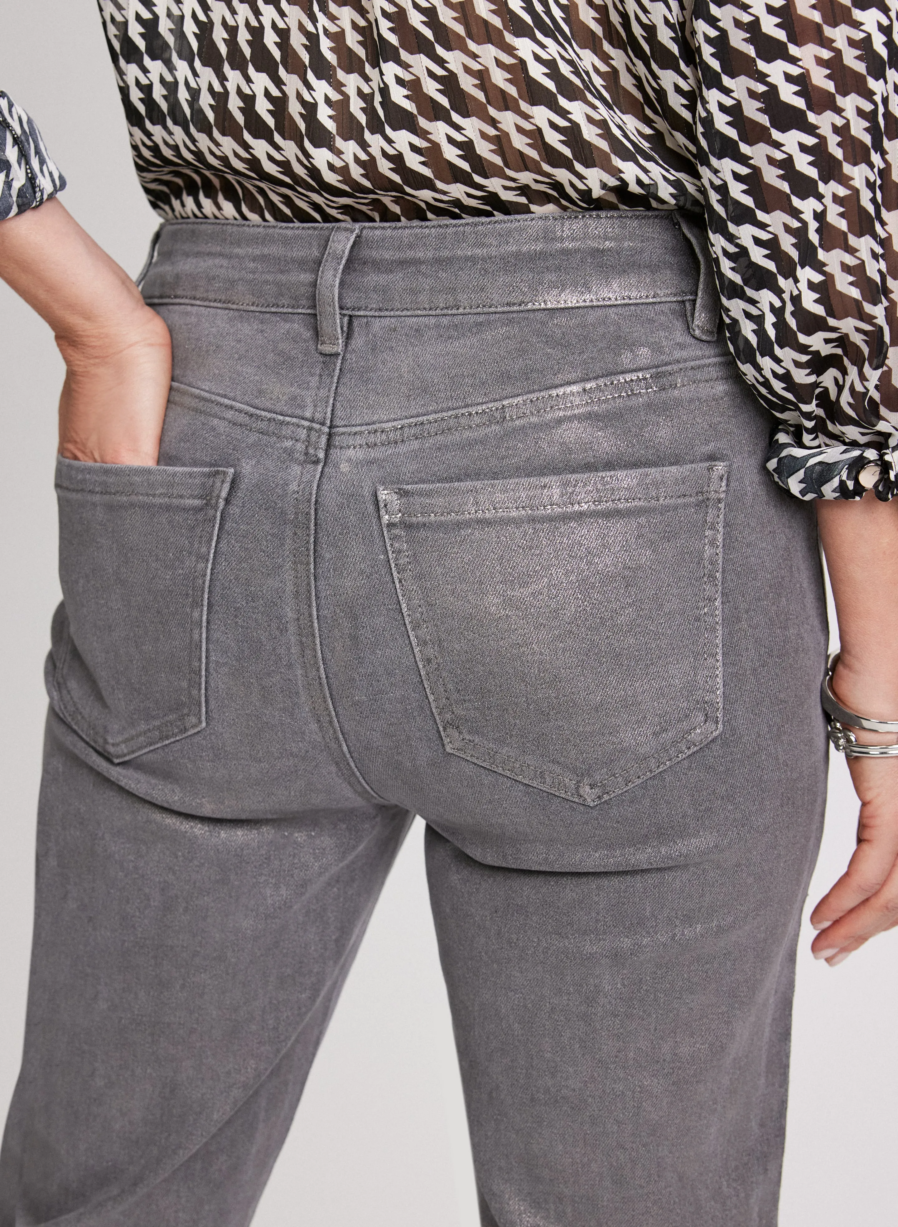 Foiled Straight Leg Jeans sold by Laura product image thumbnail 5