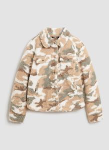 Printed Sherpa Jacket sold by Laura