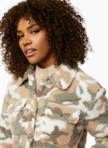 Printed Sherpa Jacket sold by Laura