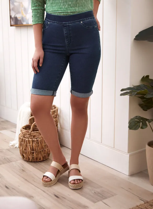 Pull-On Jean Shorts sold by Laura