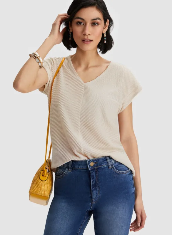 Ribbed Knit Top sold by Laura