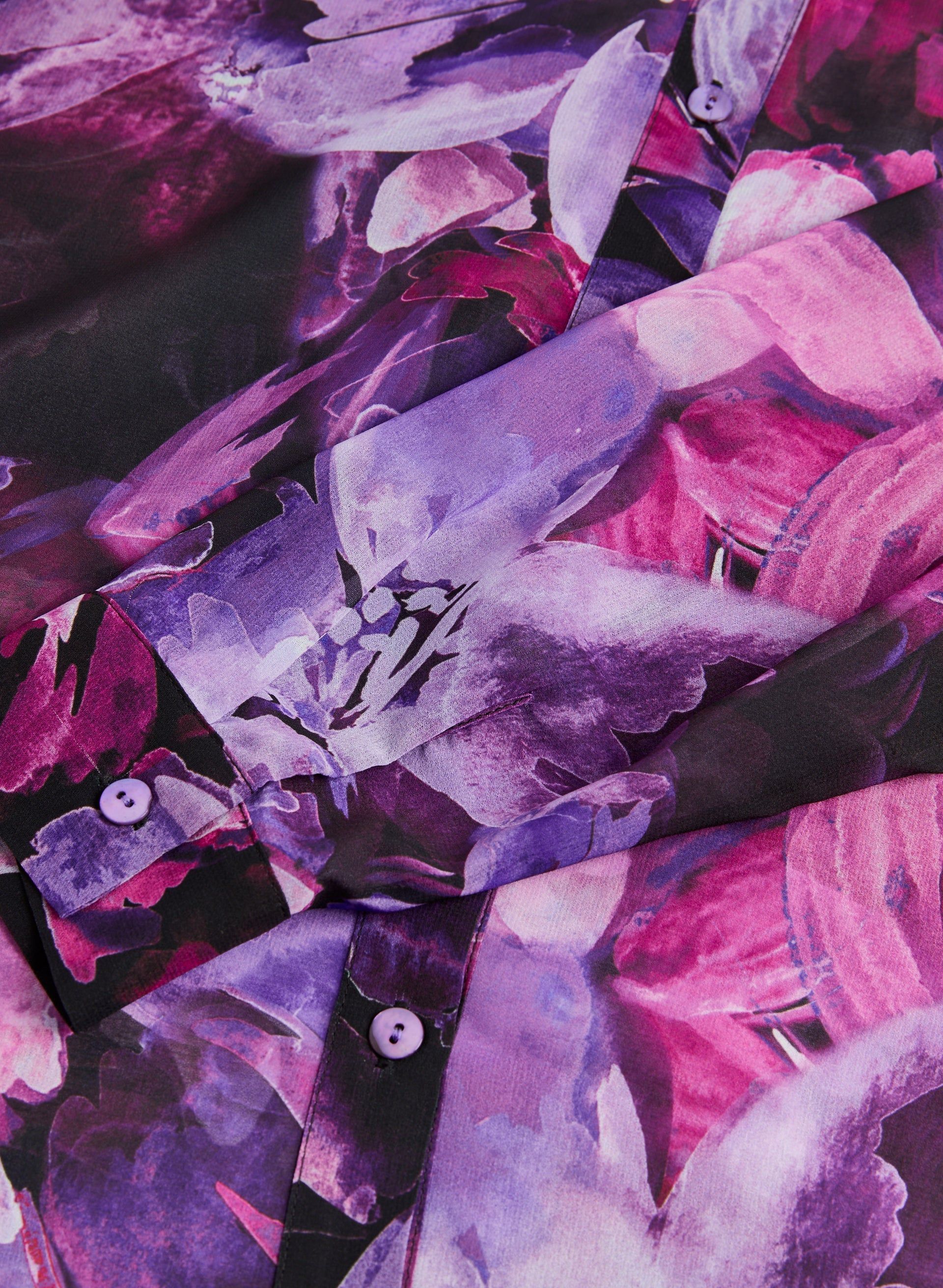 Floral Print Button-Up Blouse sold by Laura product image thumbnail 5