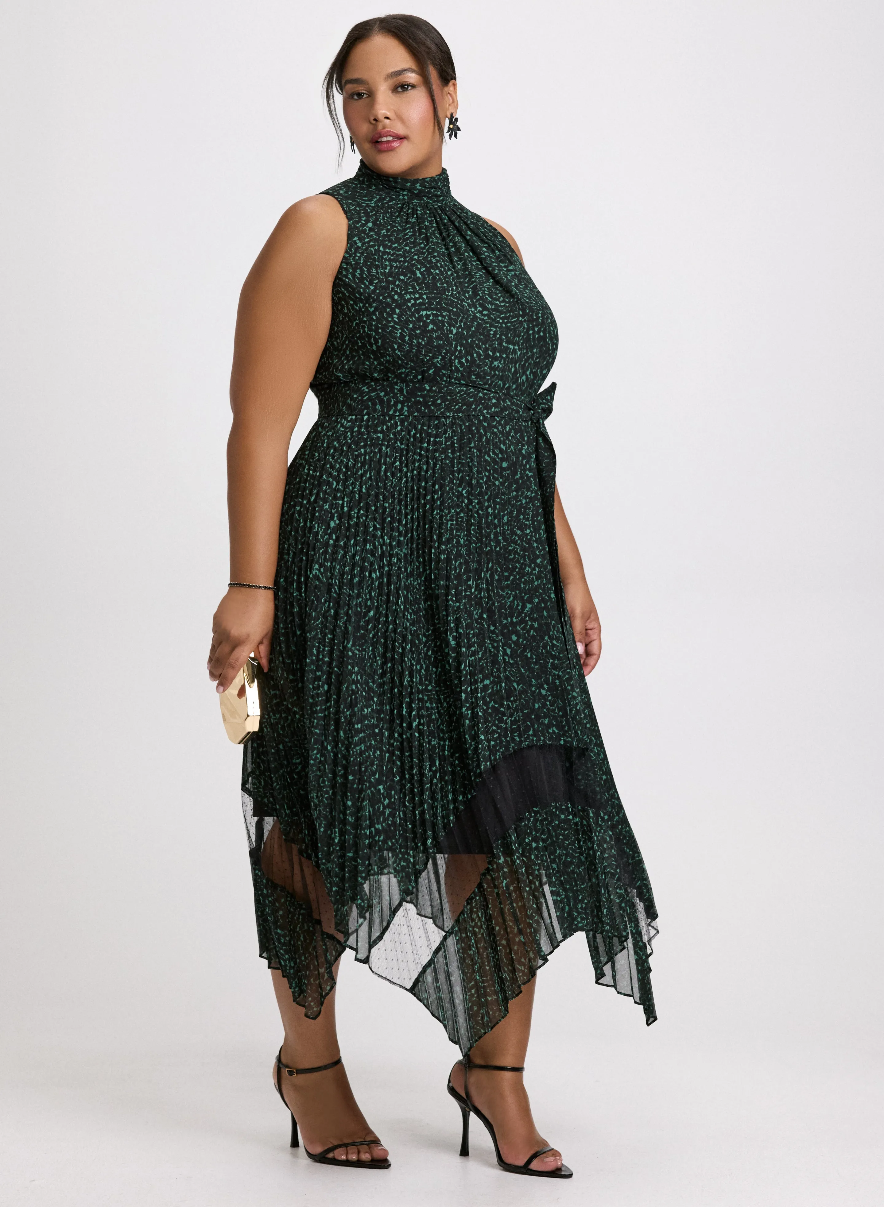 Geometric Print Asymmetrical Hem Dress sold by Laura product image thumbnail 2