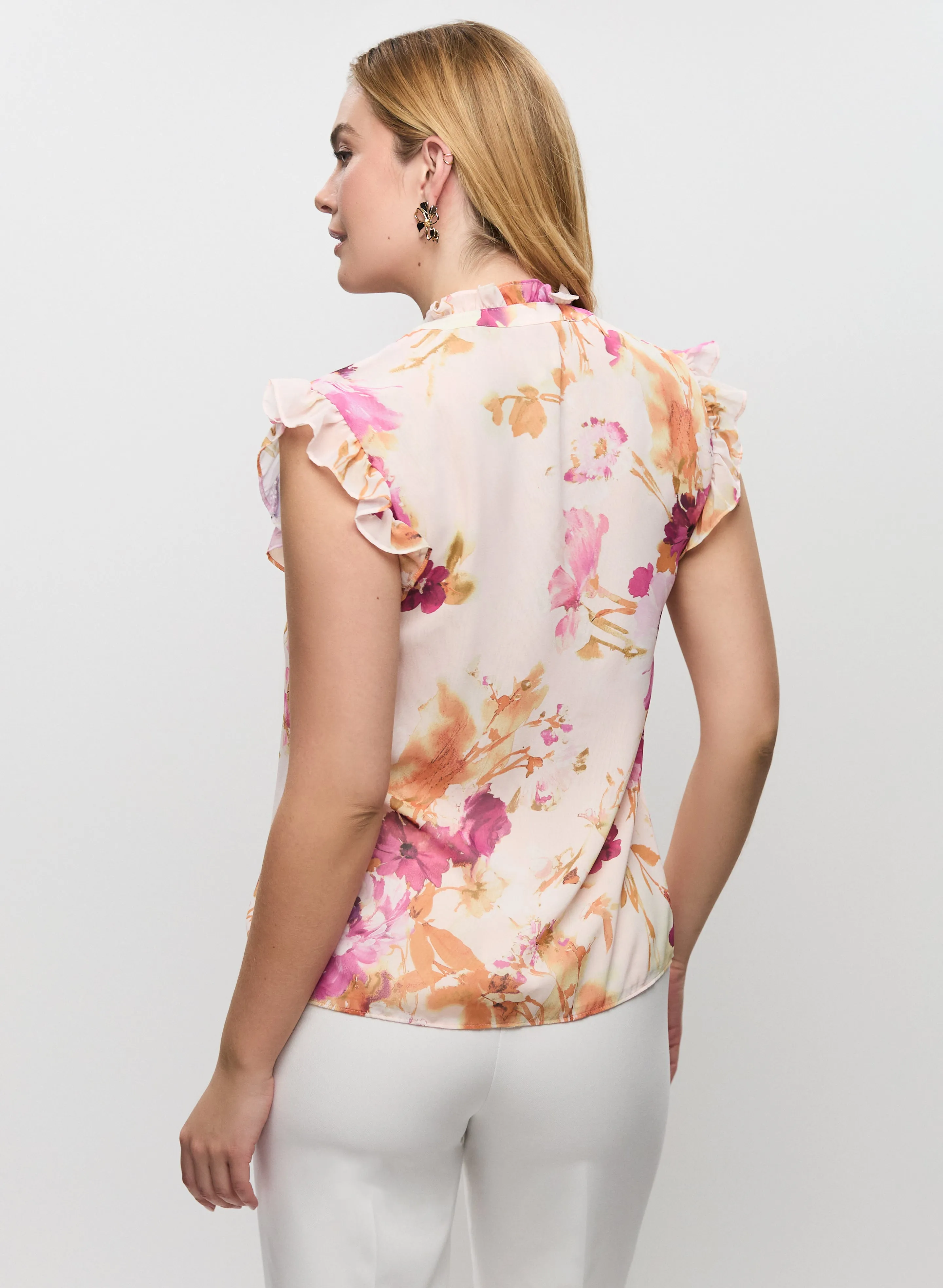 Floral Ruffled Blouse sold by Laura product image thumbnail 4