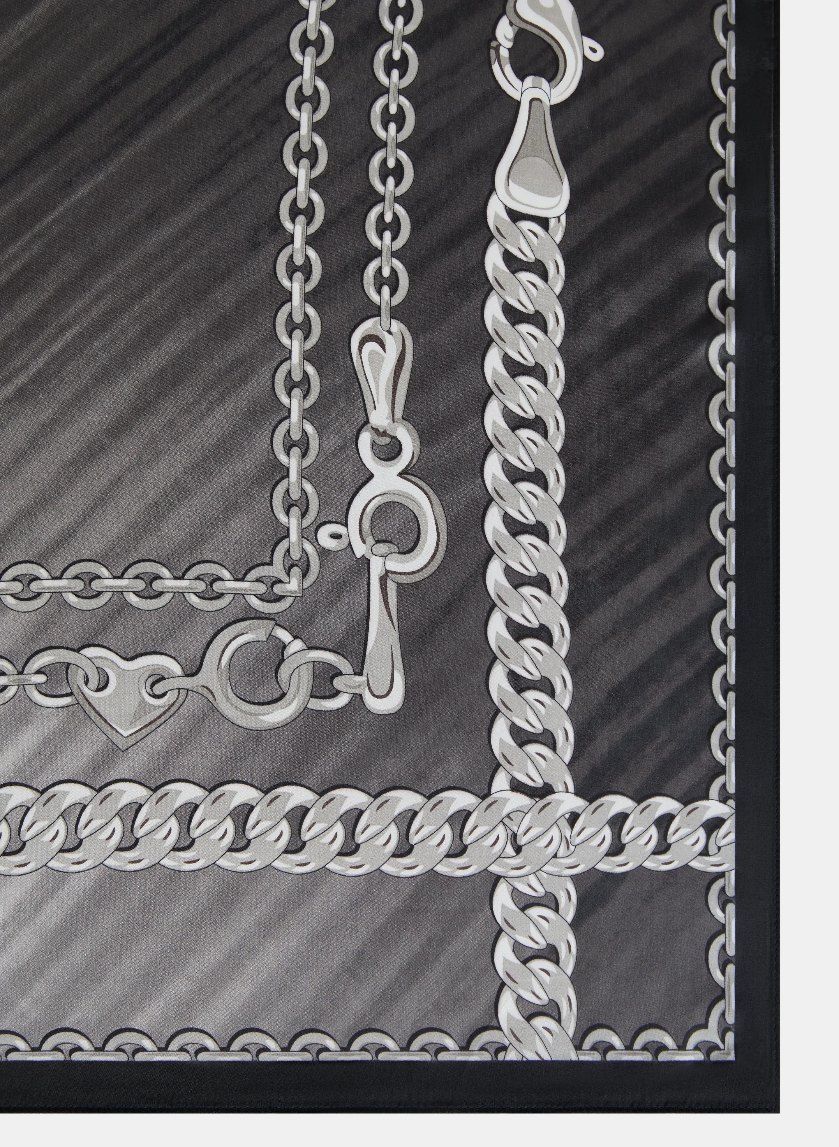 Chain Link Print Square Scarf sold by Laura product image thumbnail 3