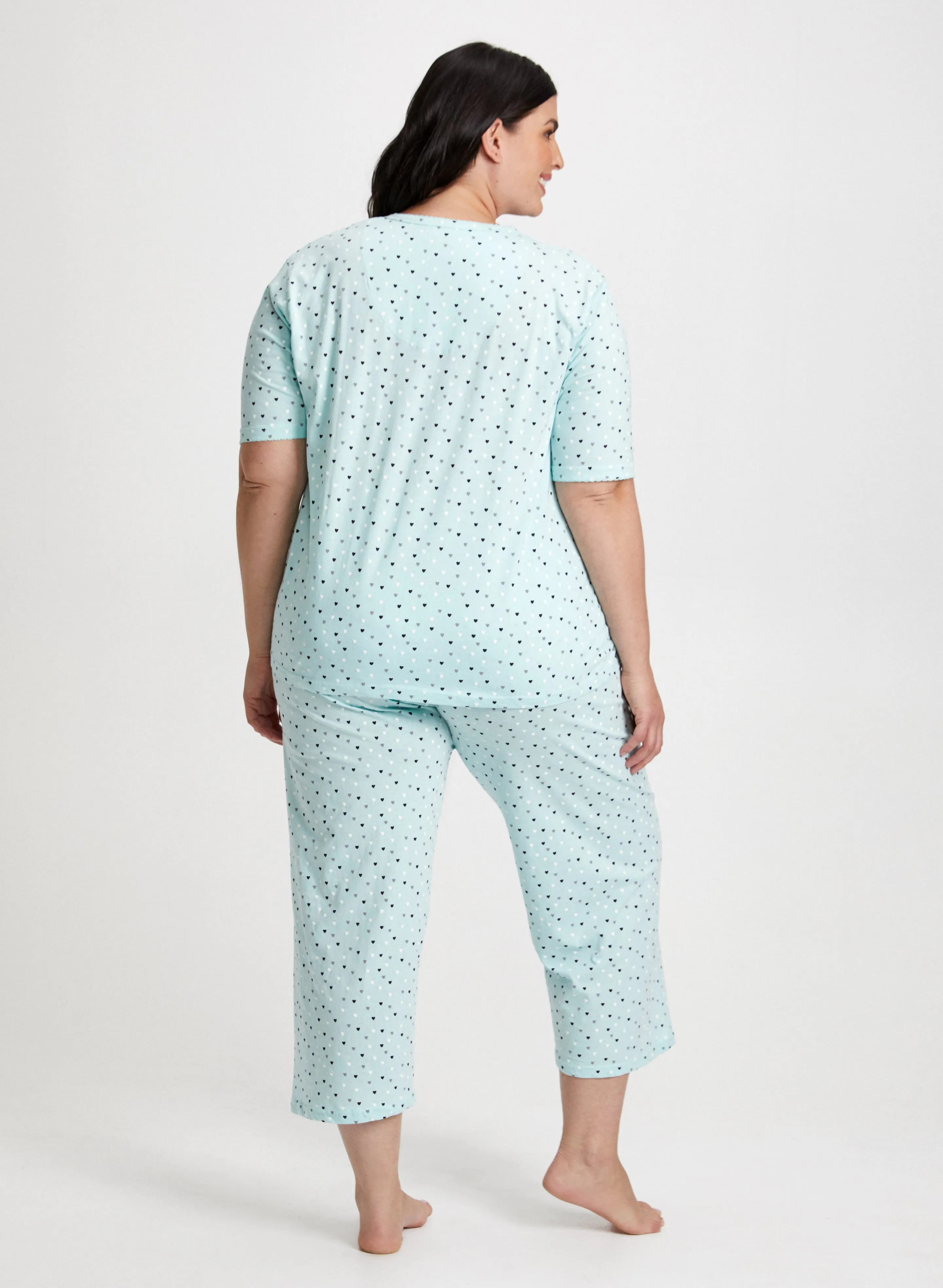 Heart Print Pyjama Set sold by Laura product image thumbnail 2