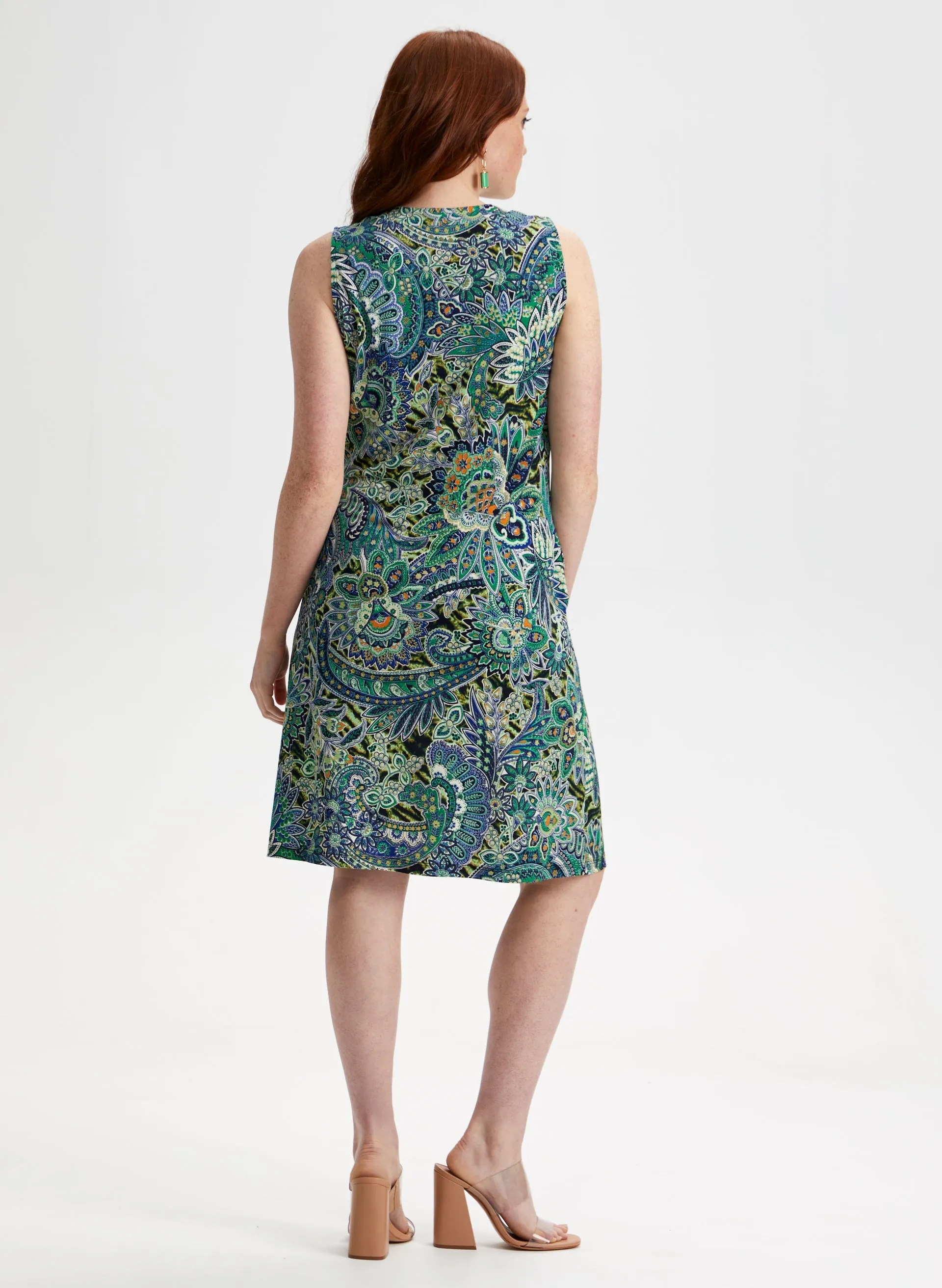 Paisley Print A-Line Dress sold by Laura product image thumbnail 2