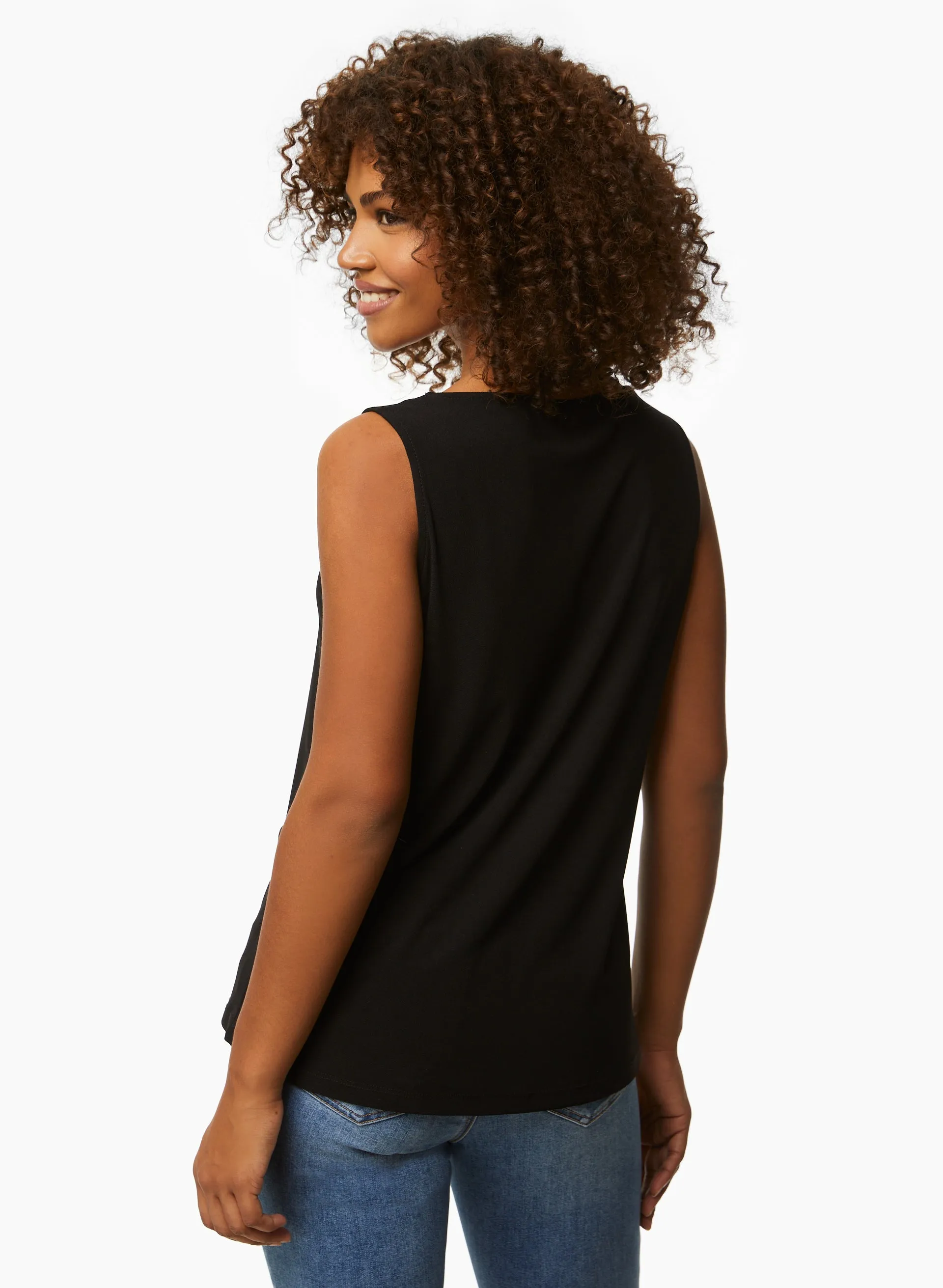 Sleeveless Crepe Top sold by Laura product image thumbnail 3