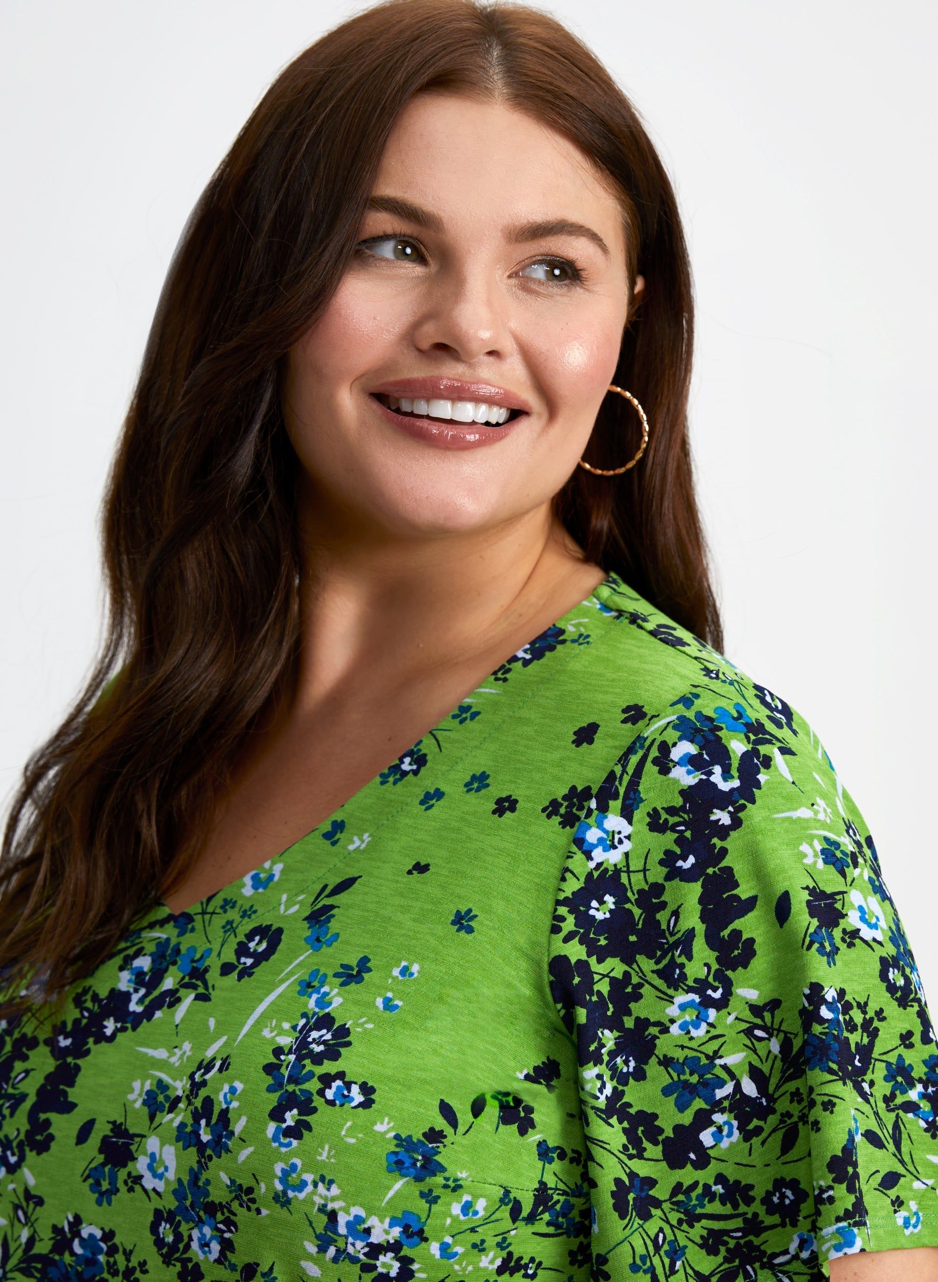 Floral Print Short Sleeve Top sold by Laura product image thumbnail 3