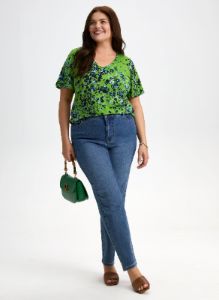 Floral Print Short Sleeve Top sold by Laura