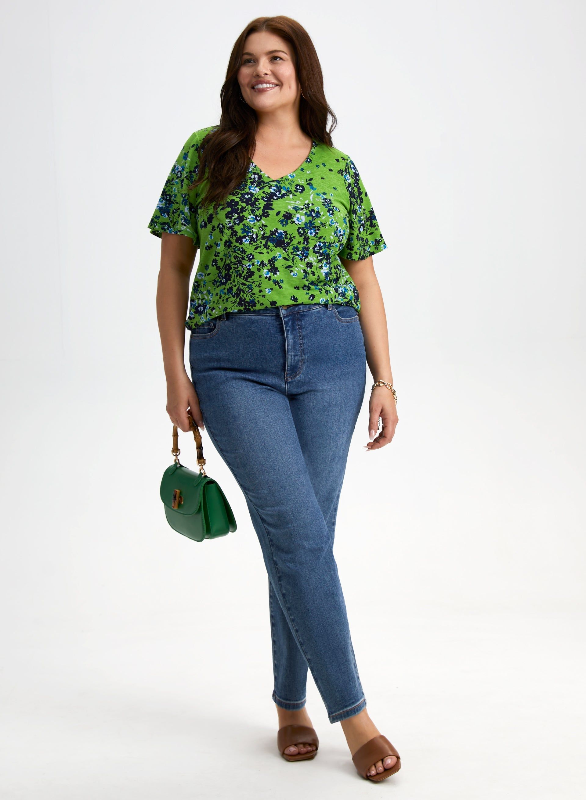 Floral Print Short Sleeve Top sold by Laura product image thumbnail 4