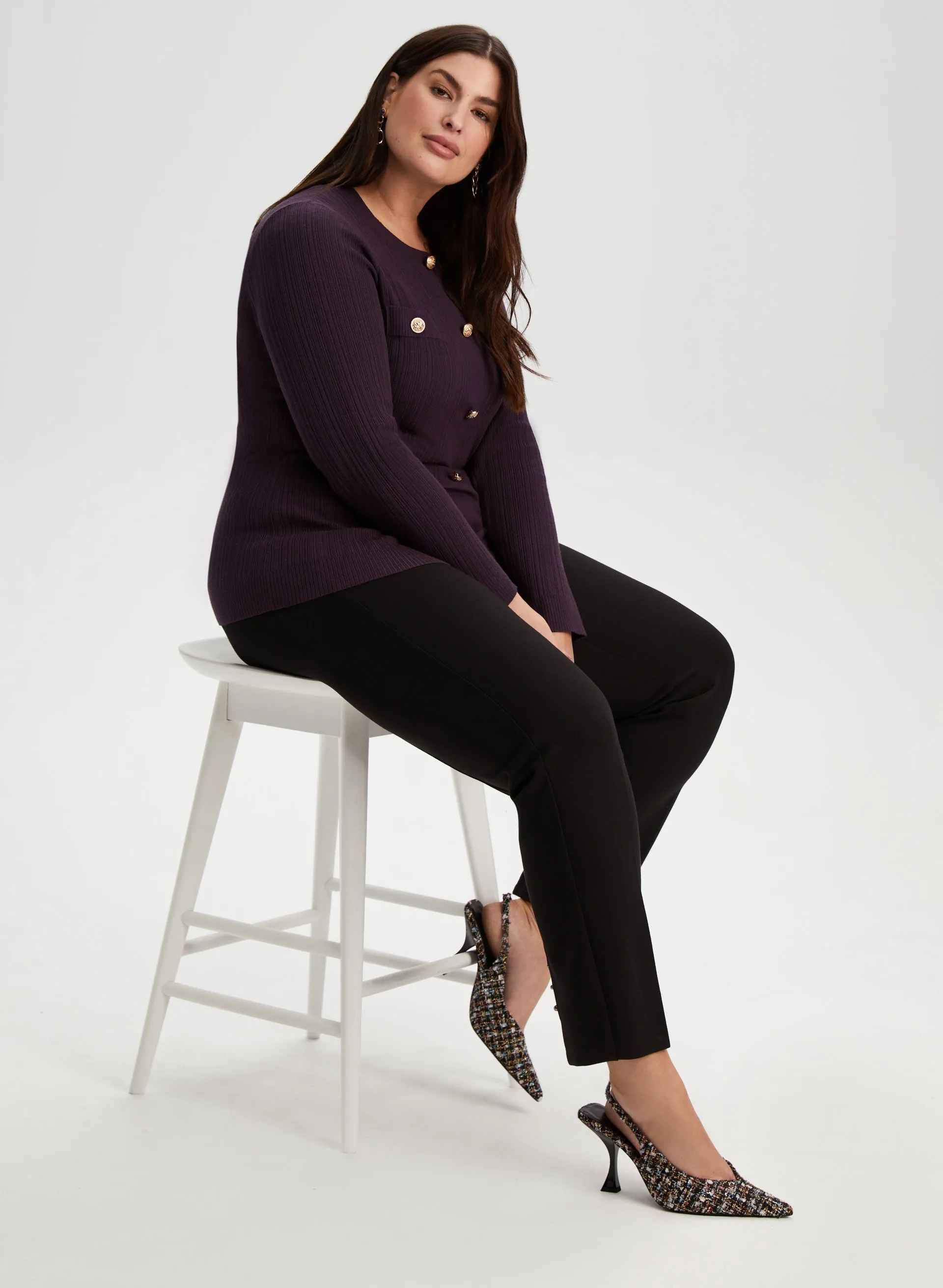 Button Detail Sweater sold by Laura product image thumbnail 3