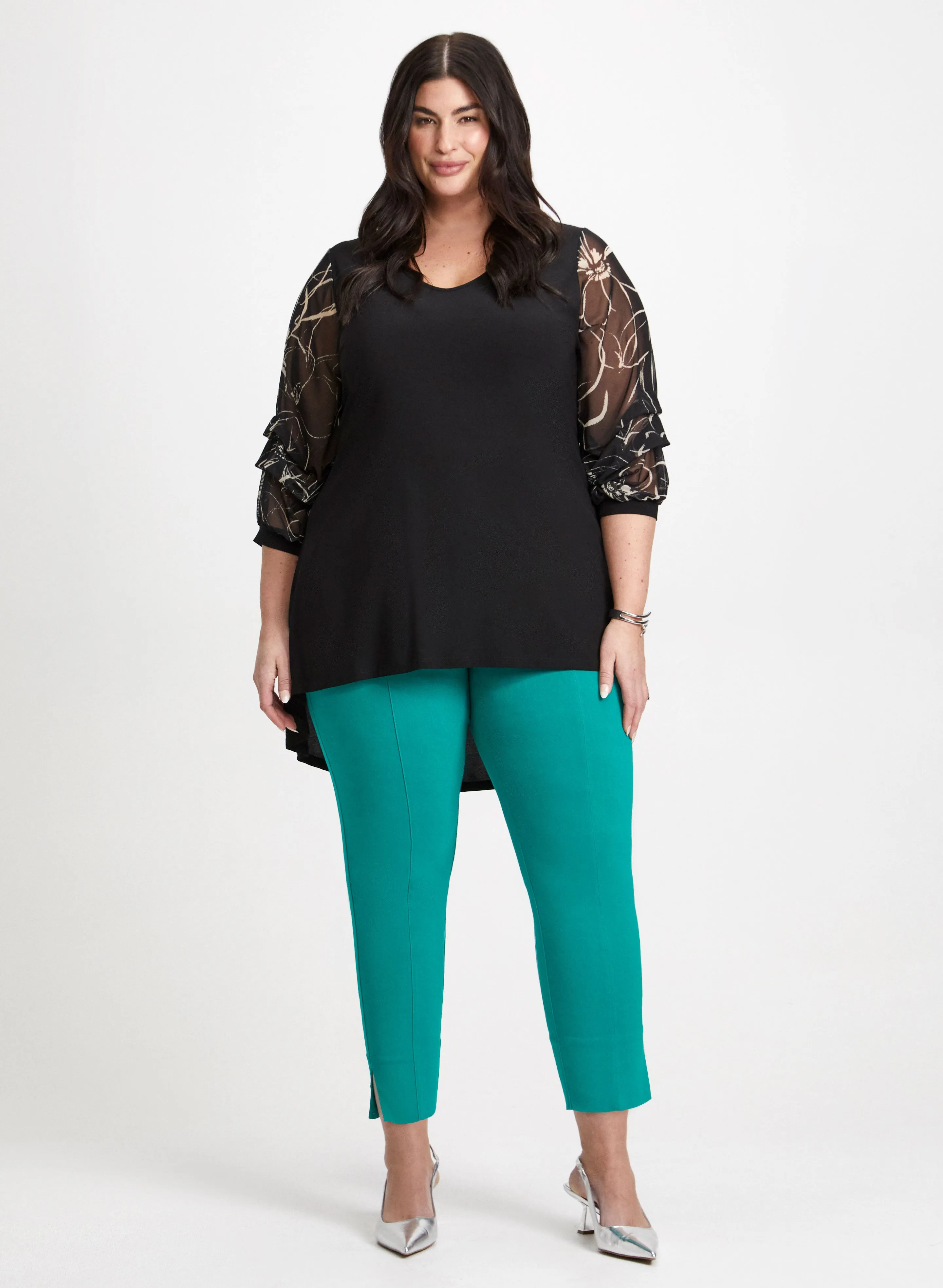 Asymmetric Top & Ankle Pants sold by Laura