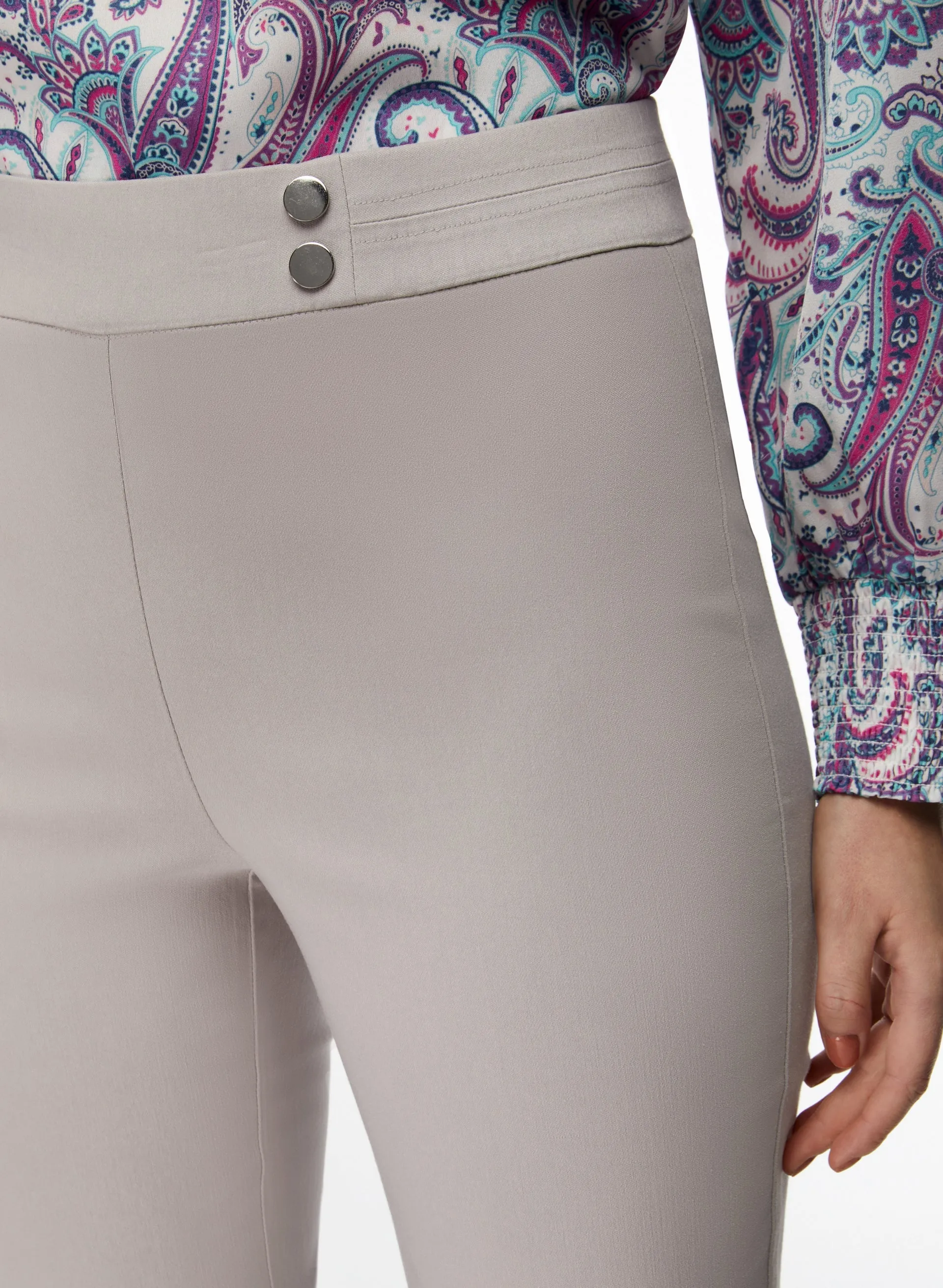 Pull-On Button Detail Pants sold by Laura product image thumbnail 4