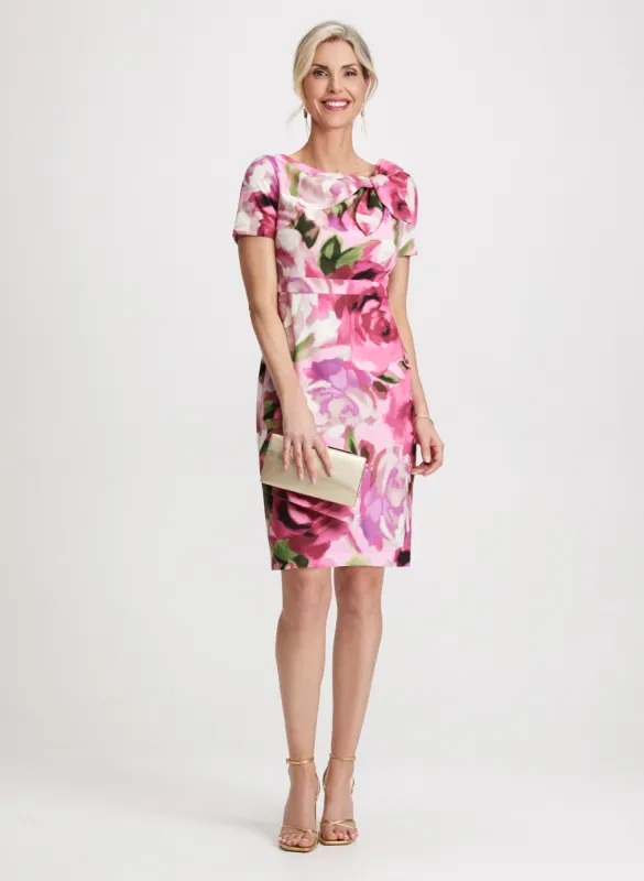 Floral Print Sheath Dress sold by Laura