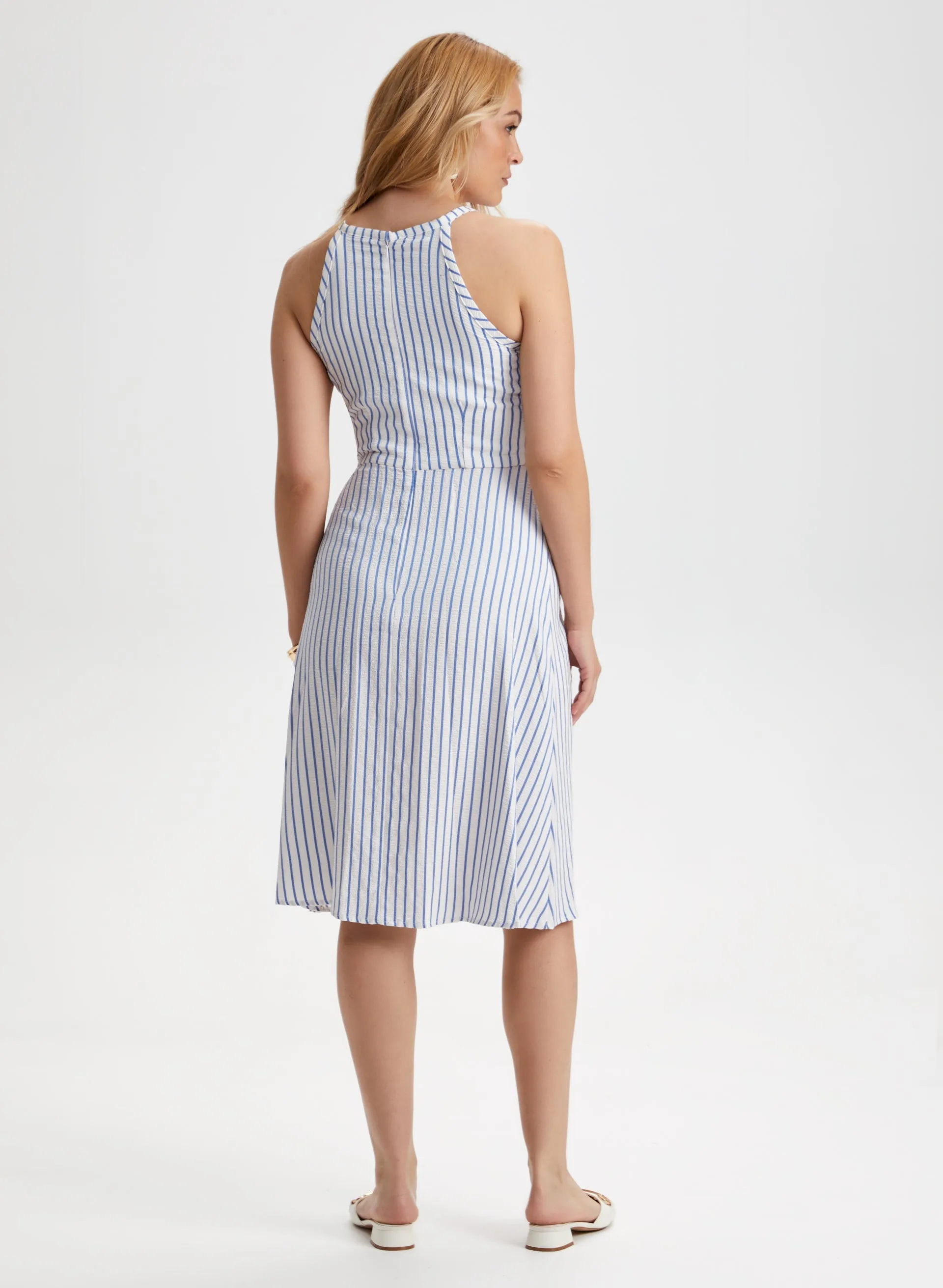 Stripe Print Dress sold by Laura product image thumbnail 4