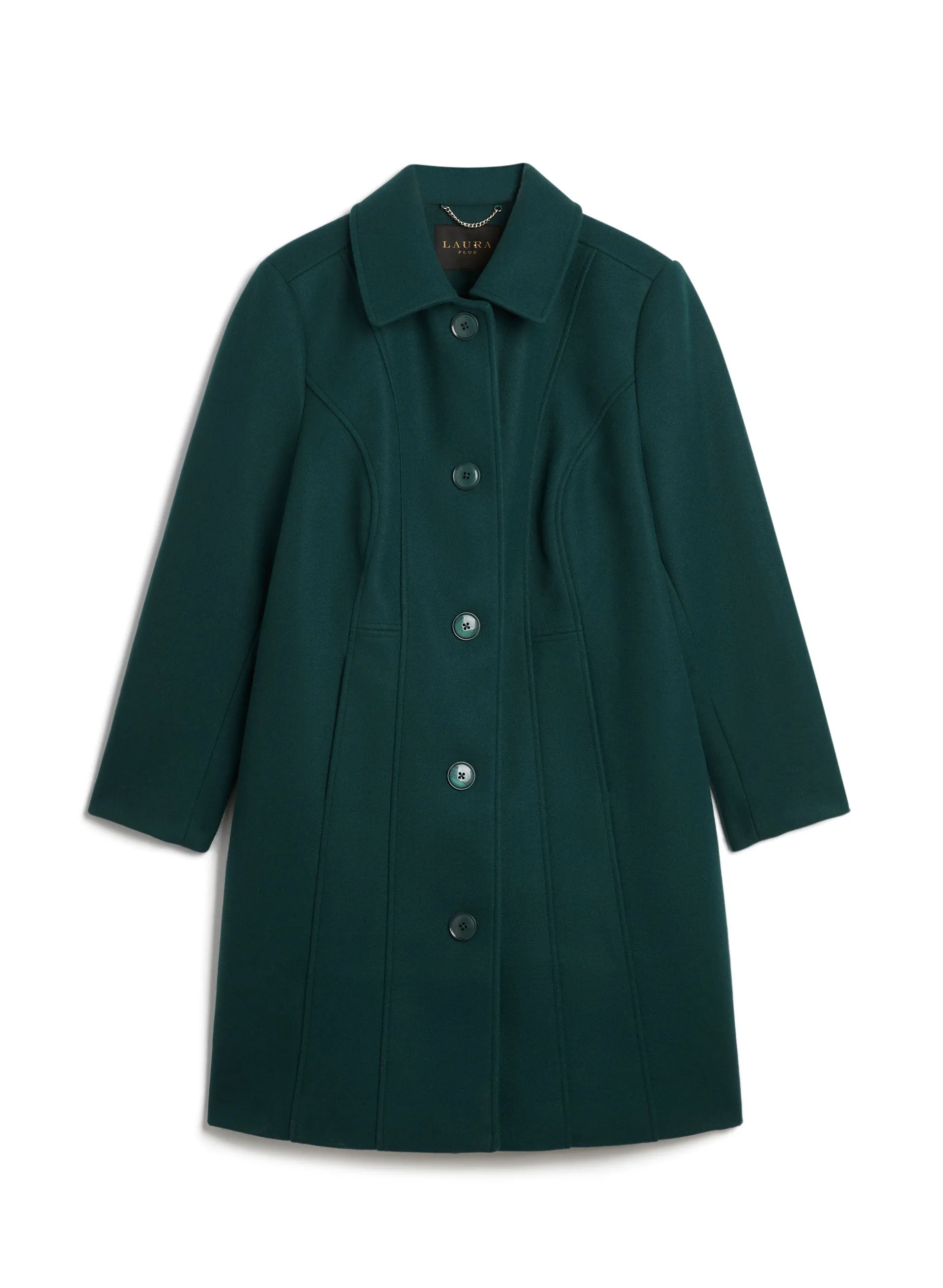 Stretch Wool Blend Coat sold by Laura product image thumbnail 5