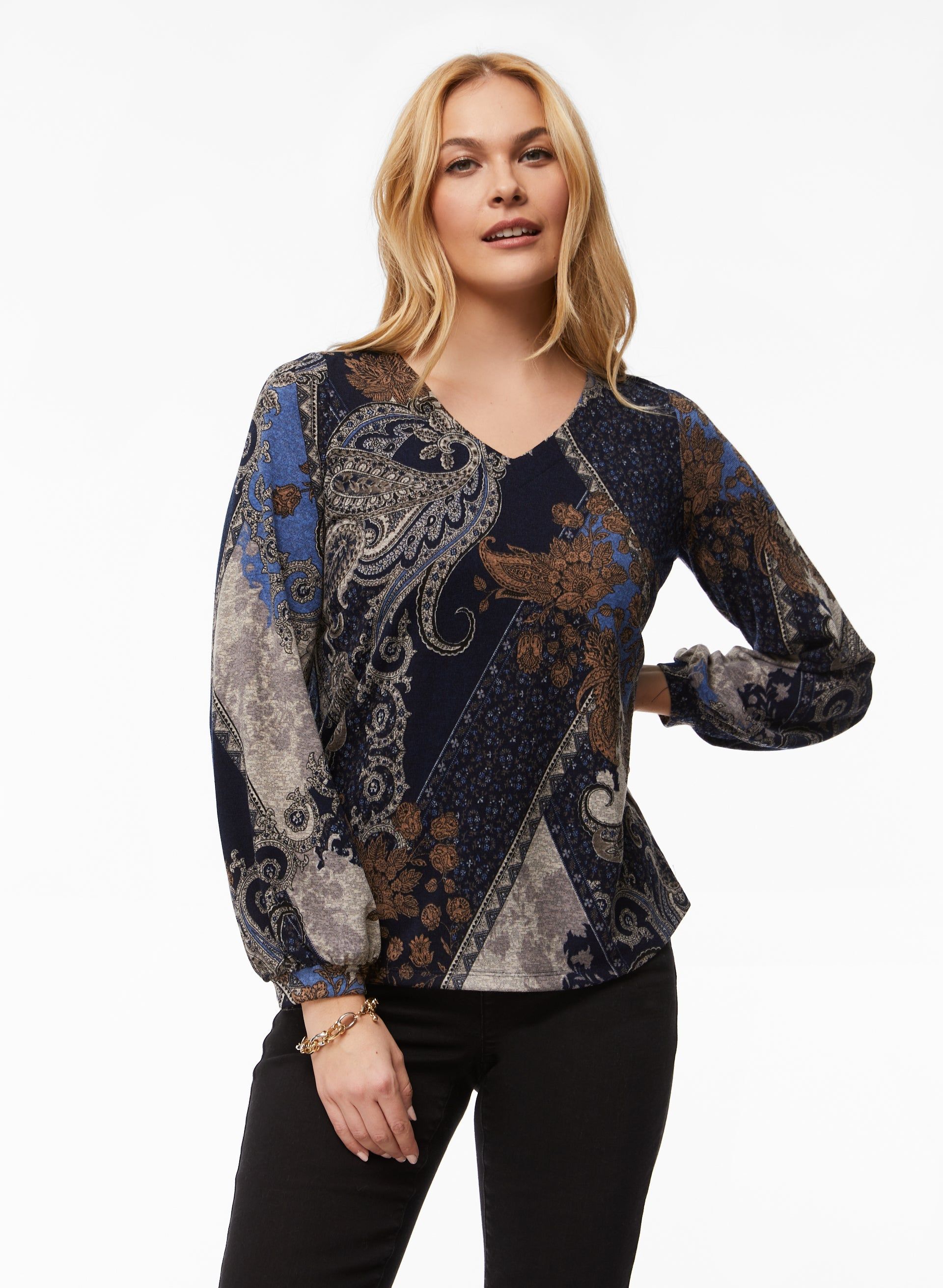 Paisley Print Top sold by Laura