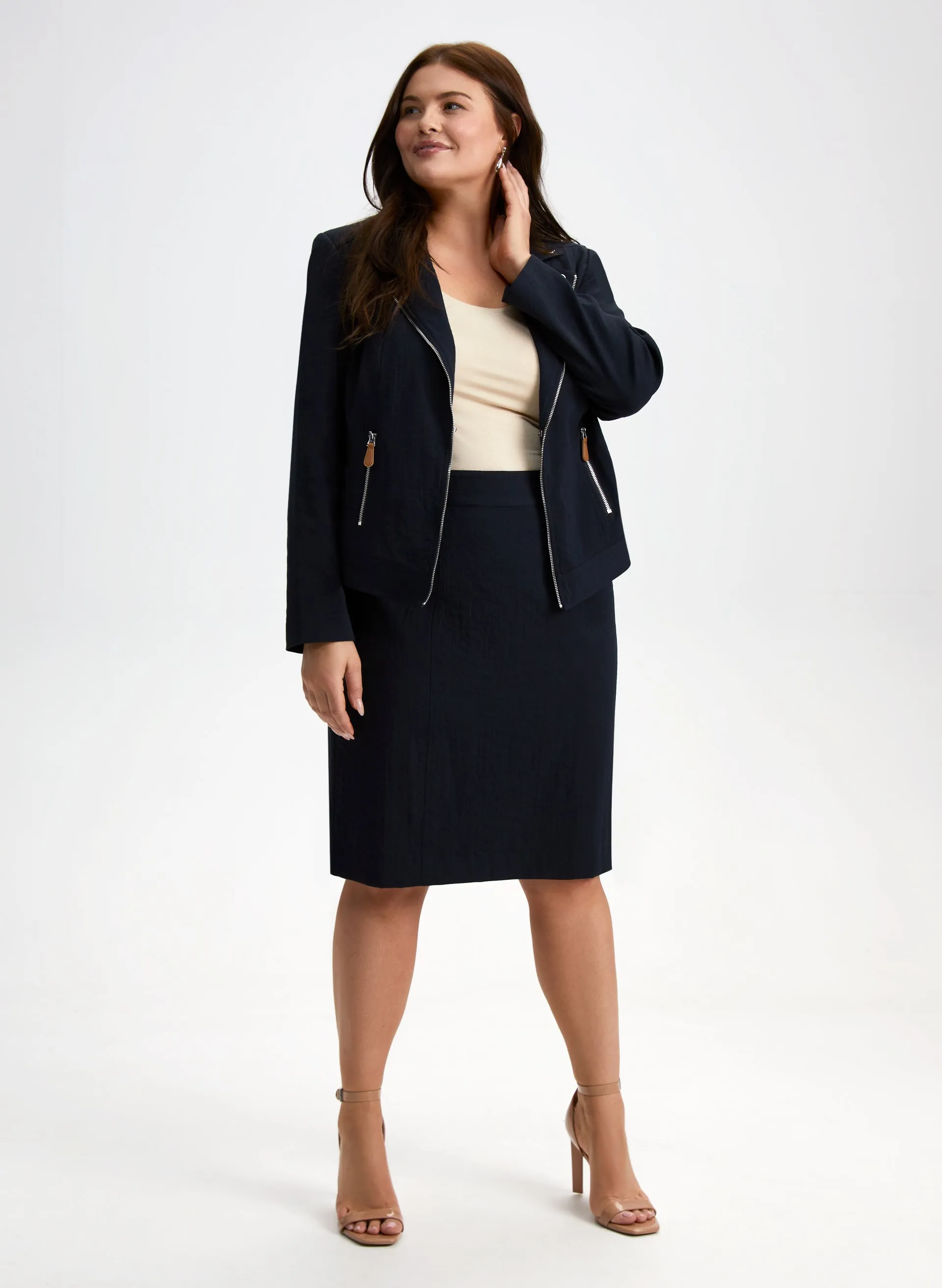 Zipper Detail Jacket sold by Laura product image thumbnail 3