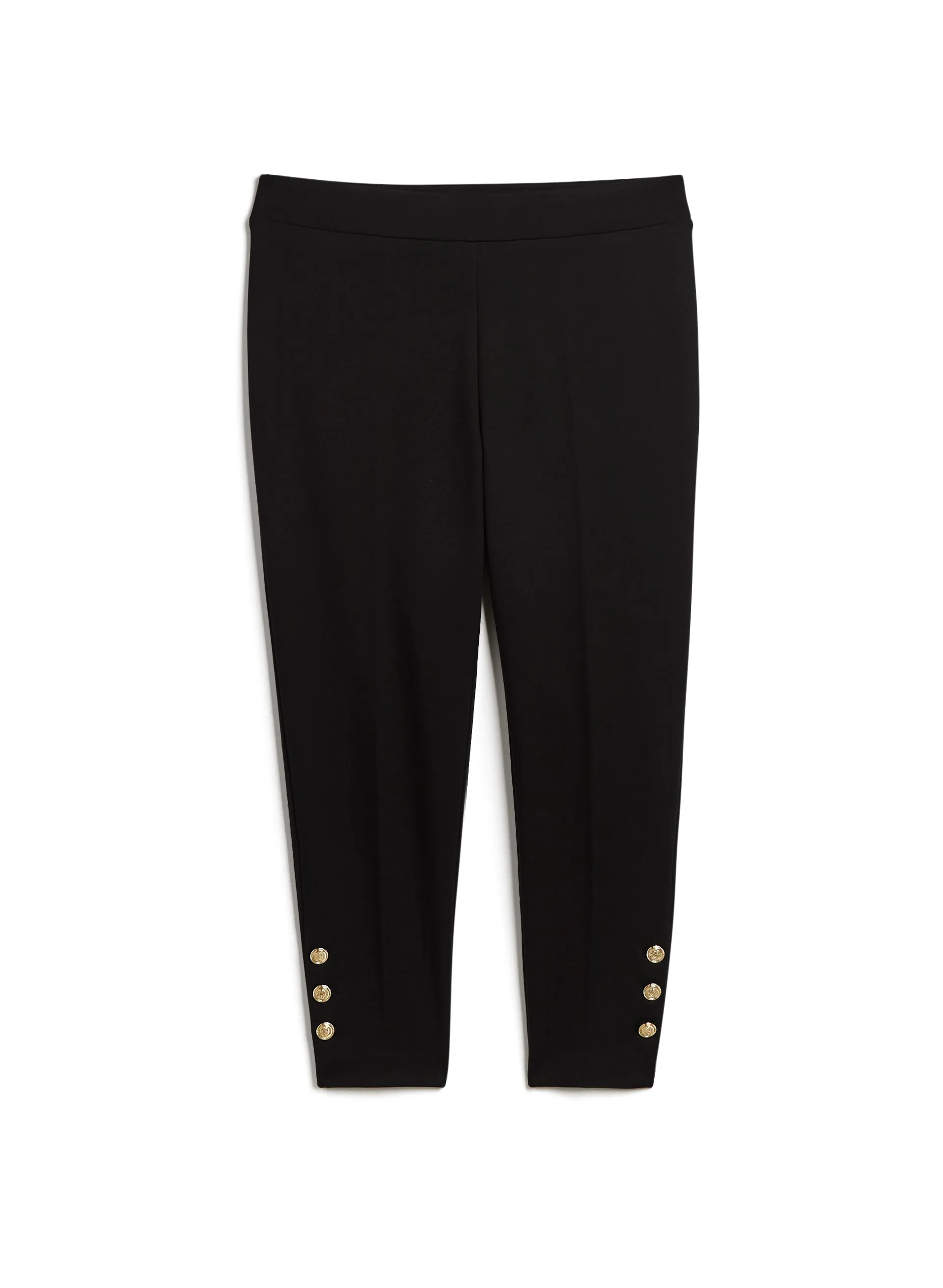 Sofia Button Detail Slim-Leg Pants - Regular sold by Laura product image thumbnail 4